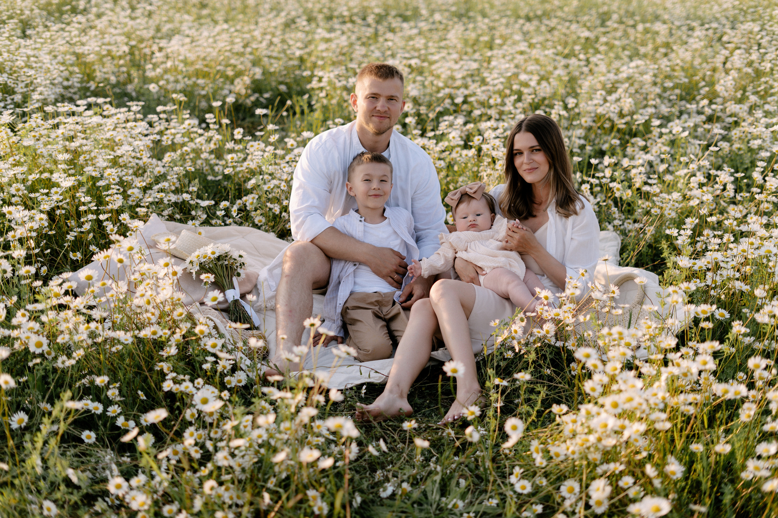 Любовь в ромашковом поле. Семейный и свадебный фотограф в Красногорске Анастасия Тихонова