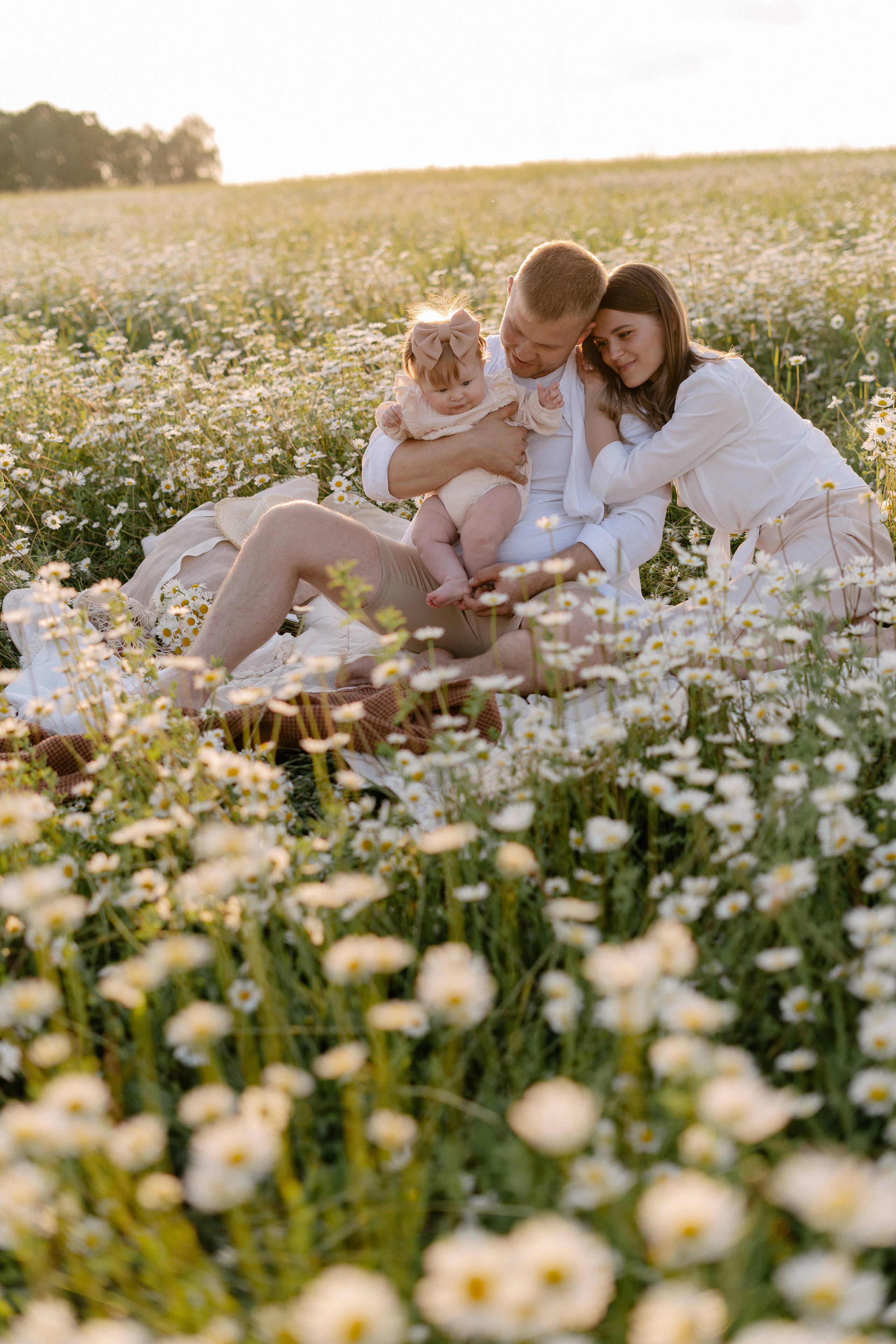 Любовь в ромашковом поле. Семейный и свадебный фотограф в Красногорске Анастасия Тихонова
