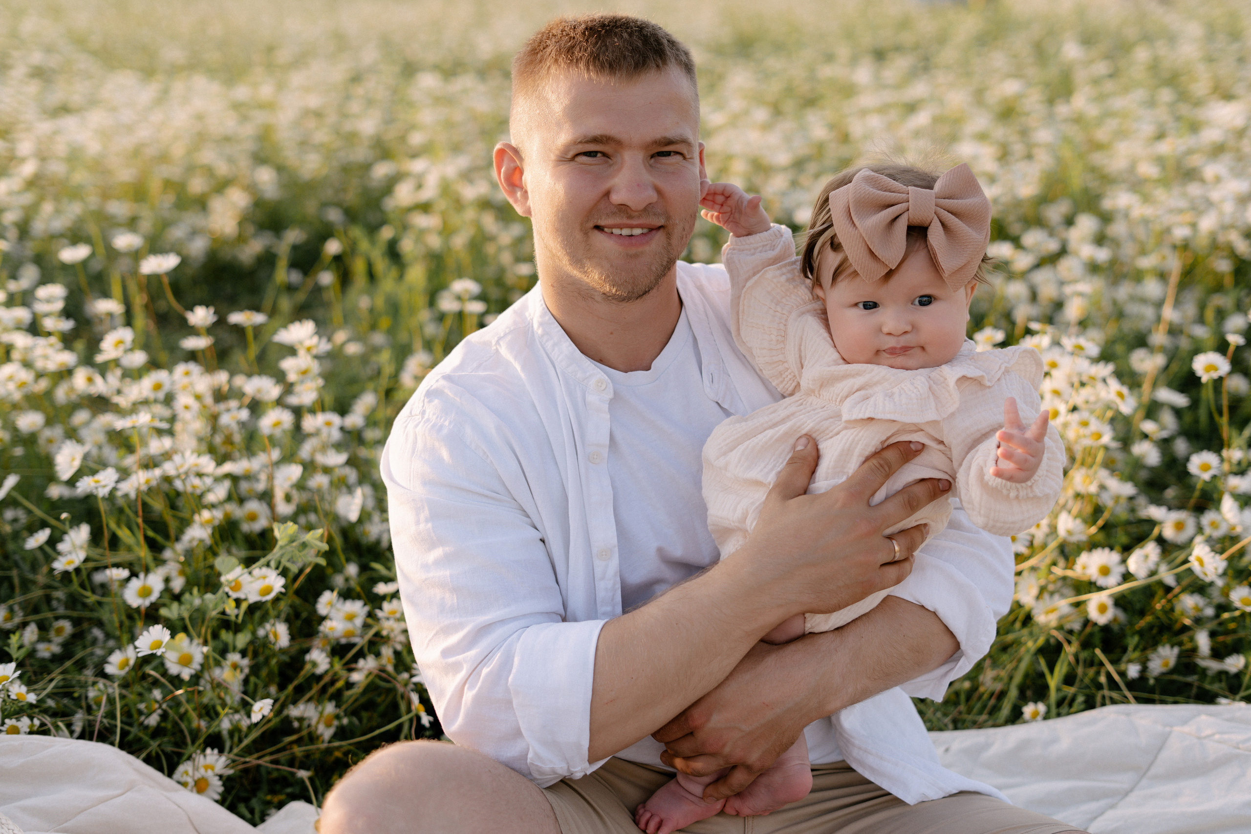 Любовь в ромашковом поле. Семейный и свадебный фотограф в Красногорске Анастасия Тихонова