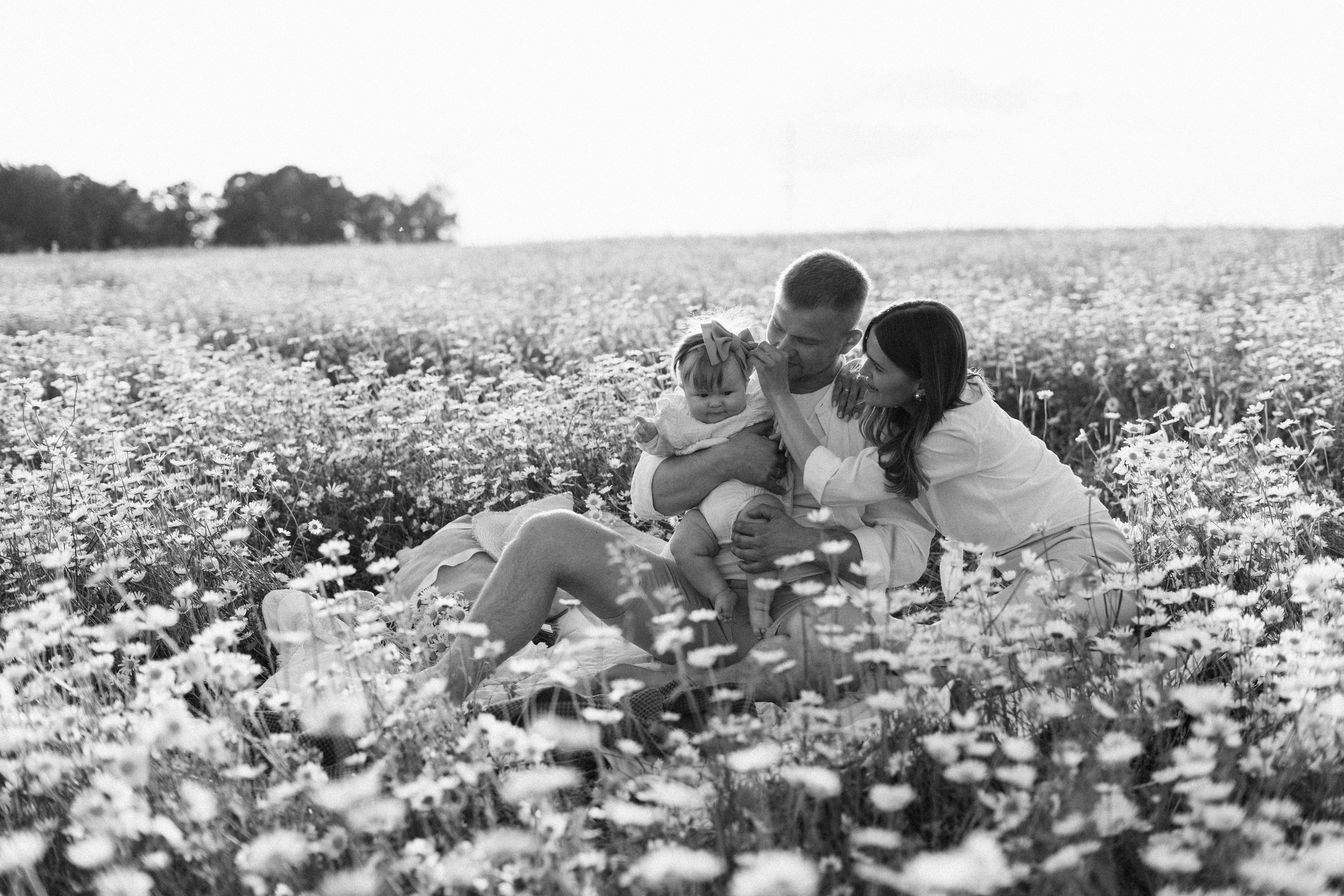 Любовь в ромашковом поле. Семейный и свадебный фотограф в Красногорске Анастасия Тихонова