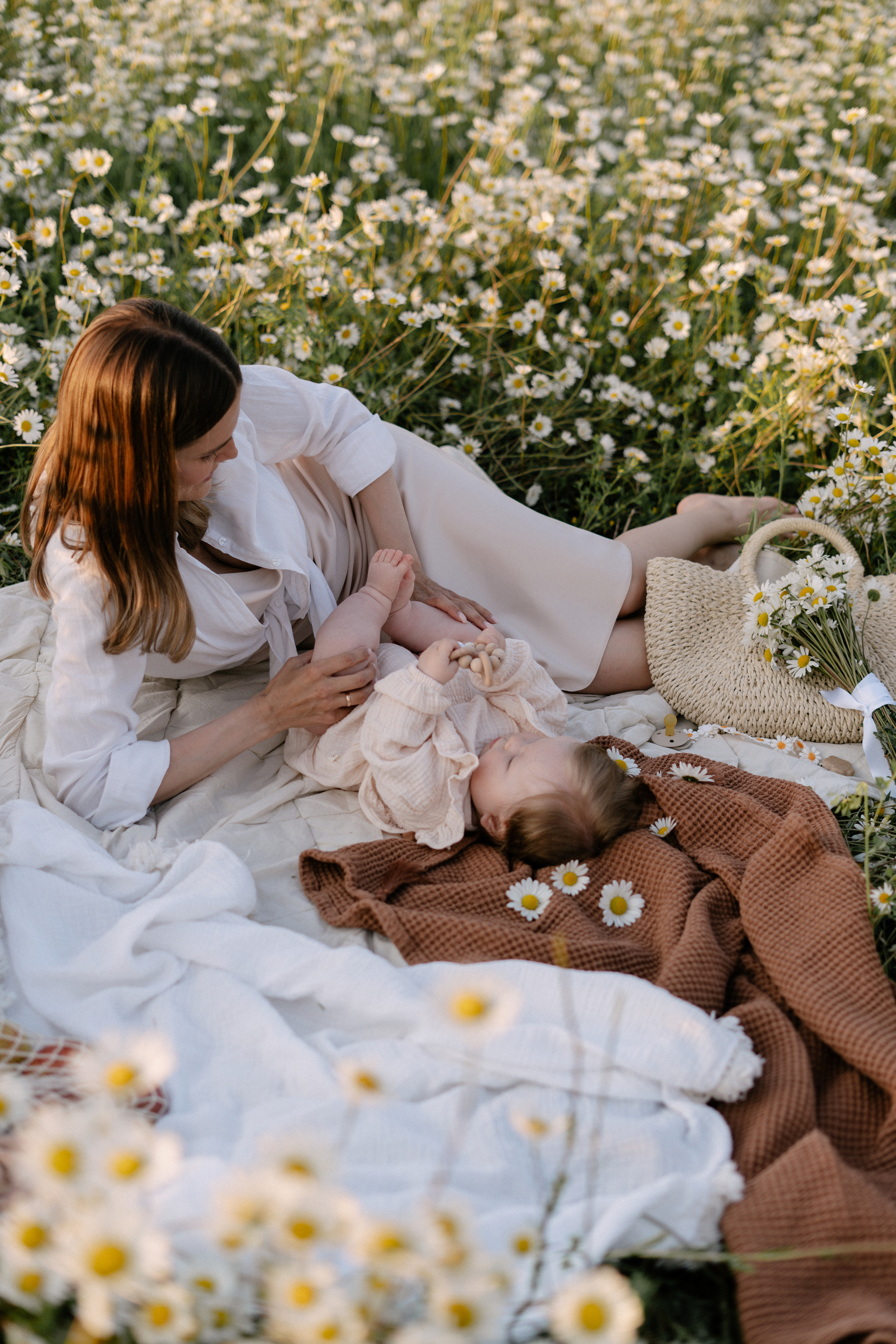 Любовь в ромашковом поле. Семейный и свадебный фотограф в Красногорске Анастасия Тихонова