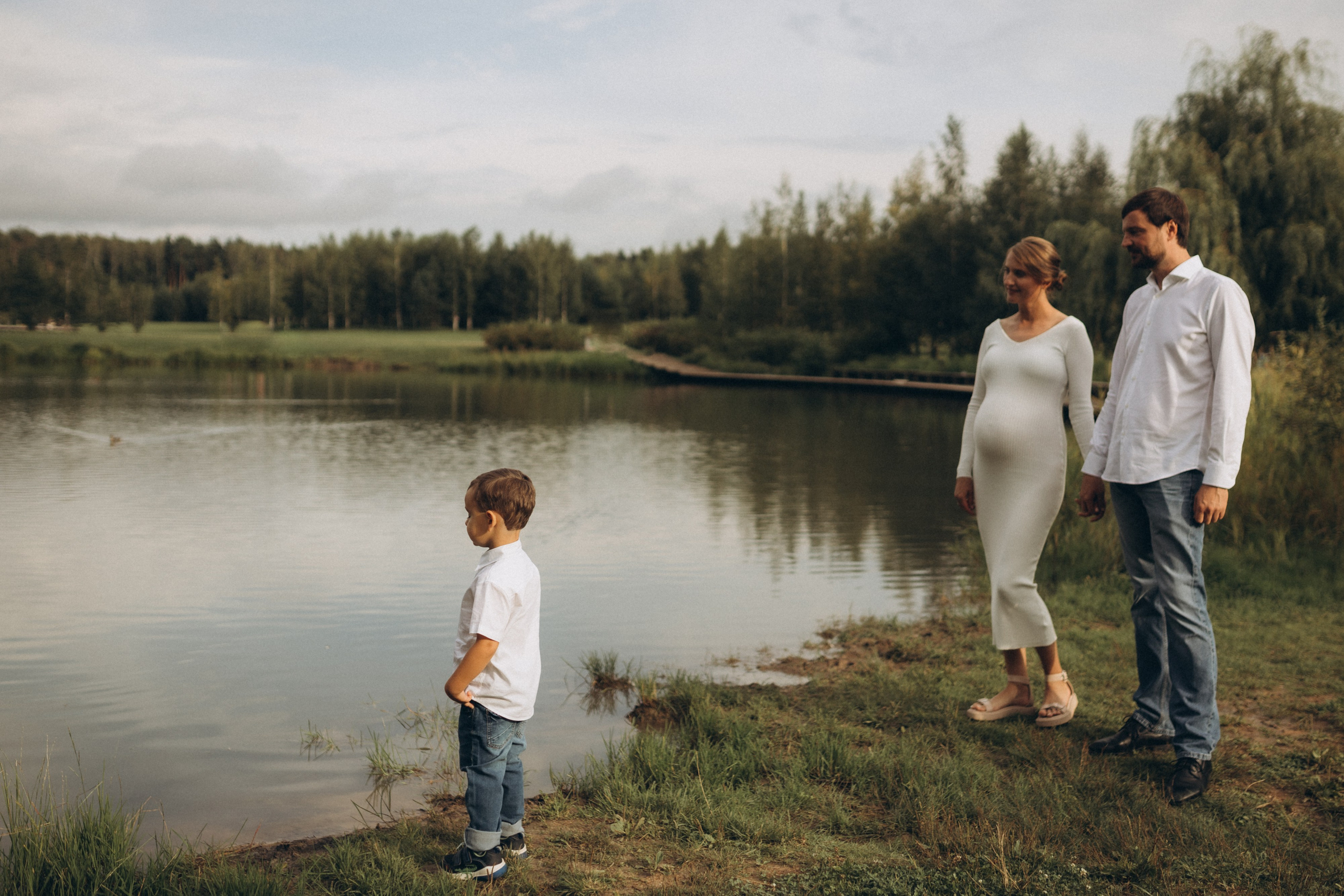 Надежда, Михаил и Даня. Прогулка в парке. Семейный фотограф Мария Маркова Москва и Одинцово