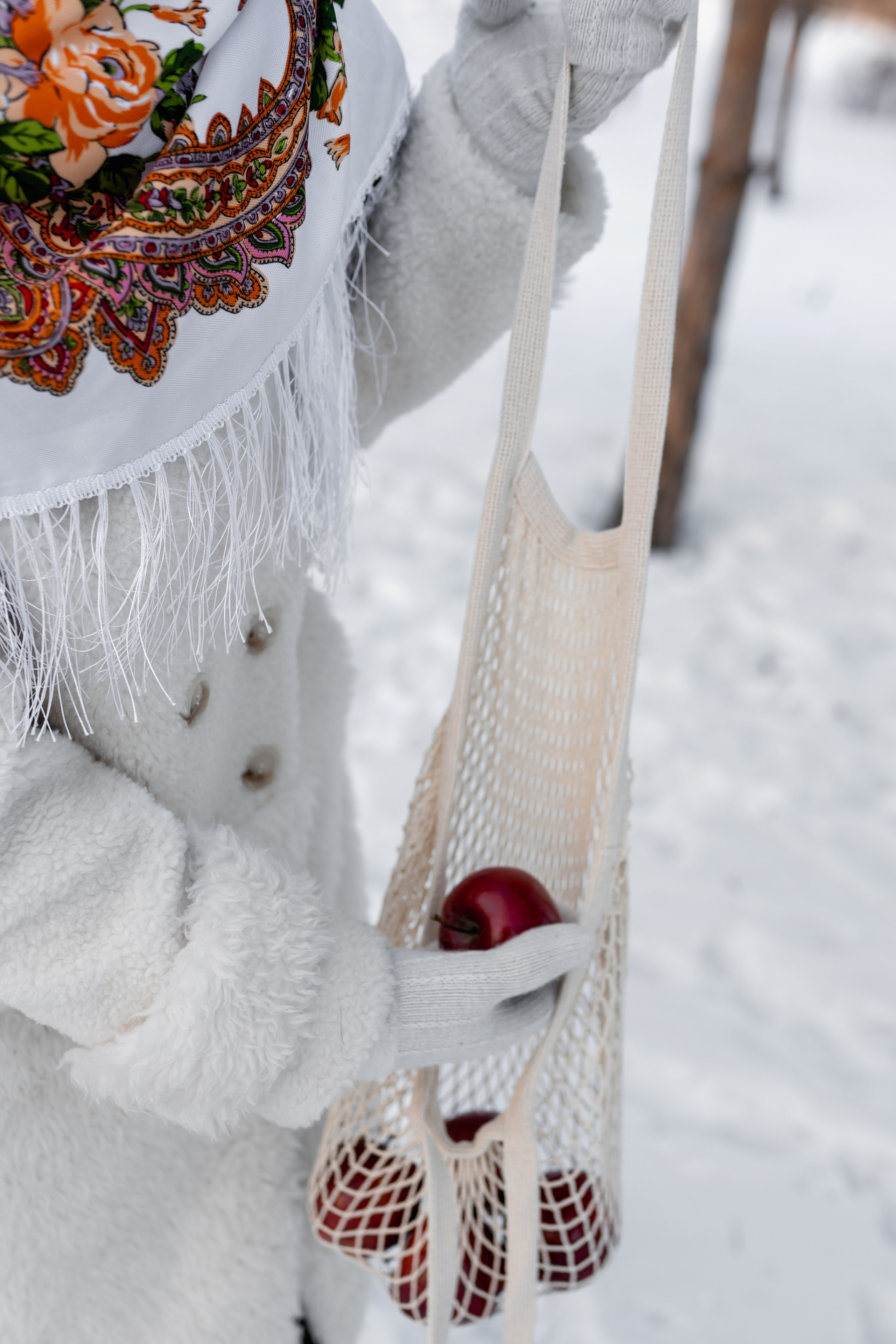 Зимняя фотосессия в русском стиле. Фотограф Ким Наталья в Красноярске