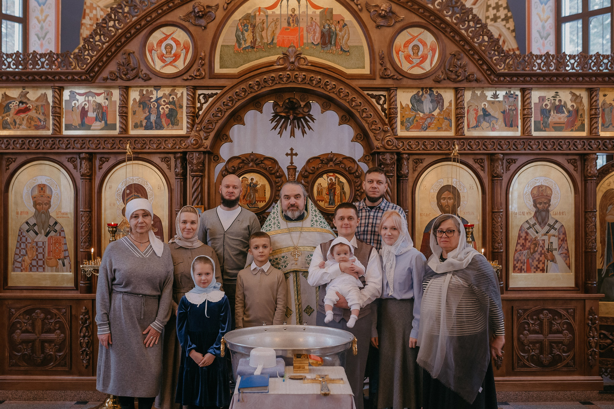Крещение Владимира. Храм Георгия Победоносца. Семейный фотограф в Сургуте