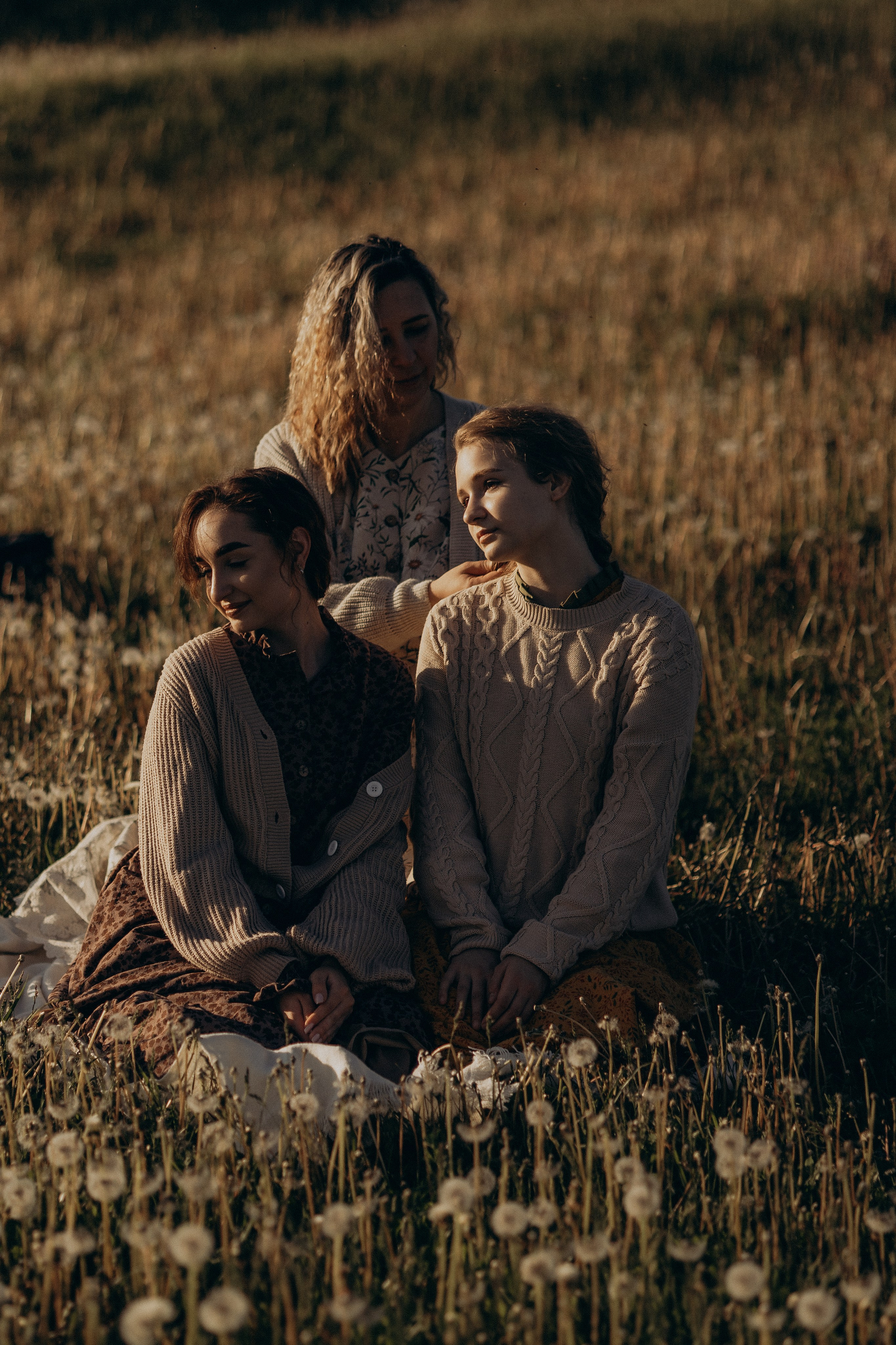 Настя с Дарьей и Ульяной. Семейный фотограф lifestyle в Новосибирске Елена Шпилевая