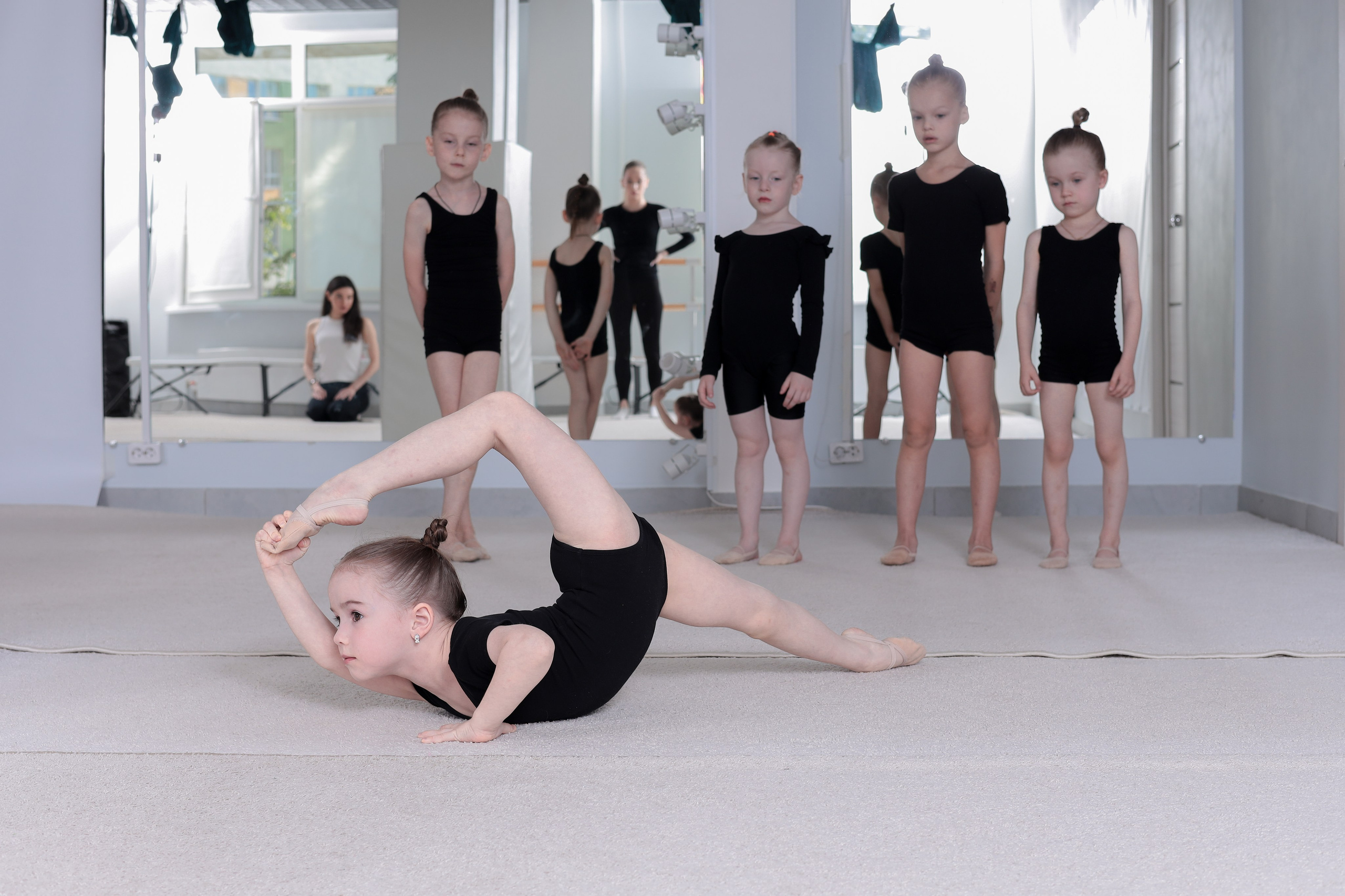 Открытый урок гимнастика. Фотограф Надршина Лилия