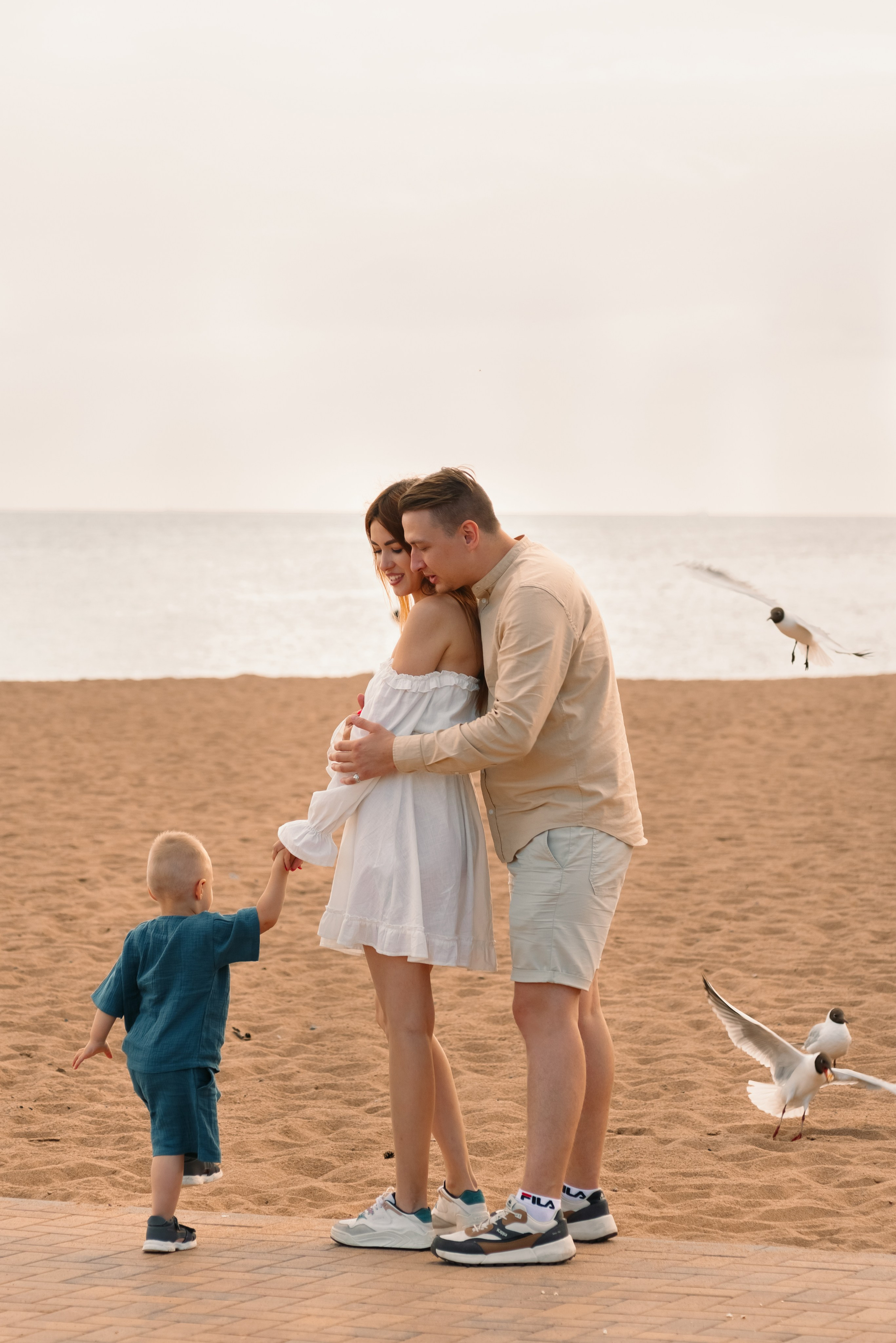 Семейная фотосессия на природе. Фотограф Юлия Кондратьева