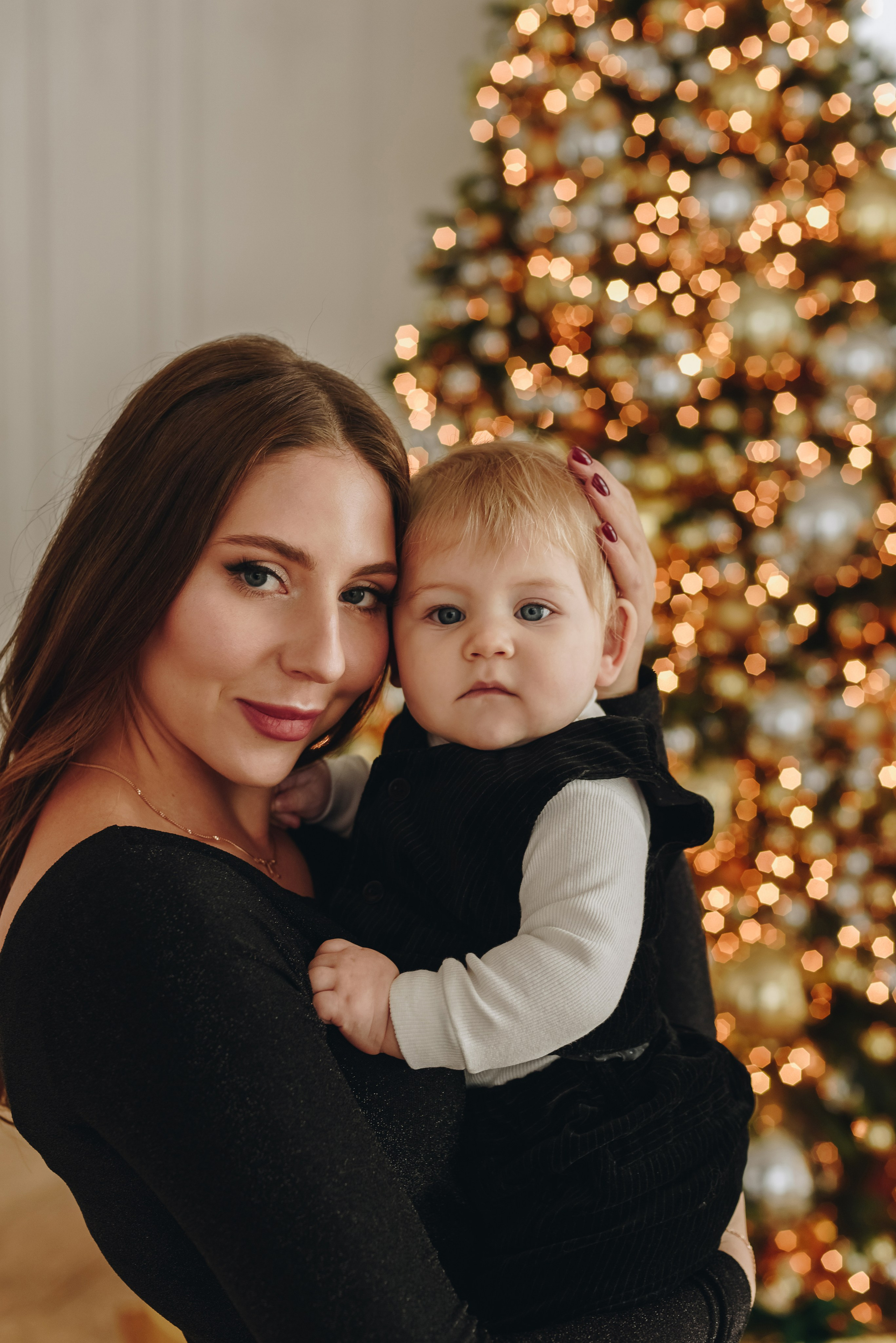 Новогодняя фотосессия в фотостудии. Фотограф Юлия Кондратьева