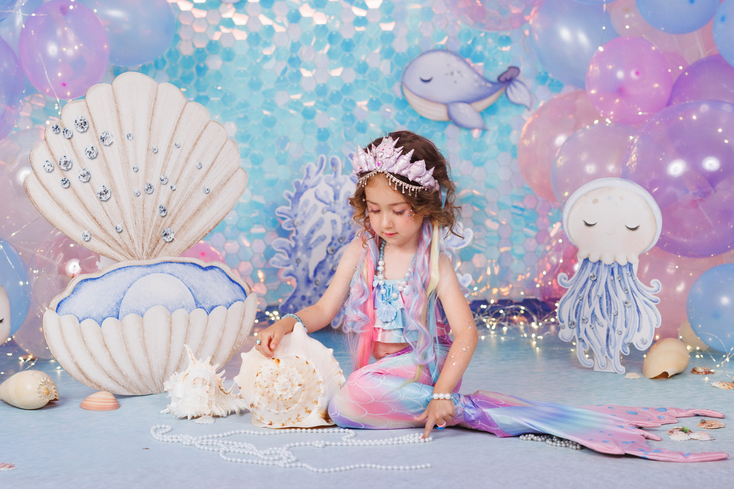 Детская фотосессия в образе «РУСАЛОЧКА», город Краснодар. Семейный и детский фотограф в Краснодаре Анна Трашкова