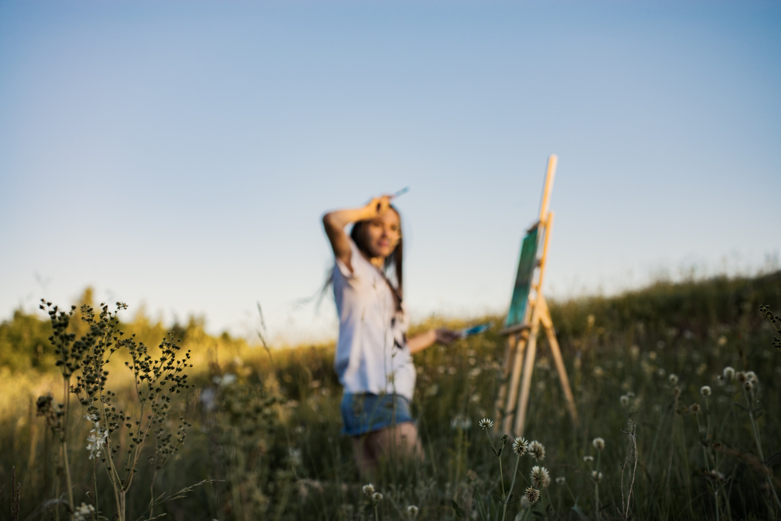 Виктория художник. Фотограф Людмила Белова