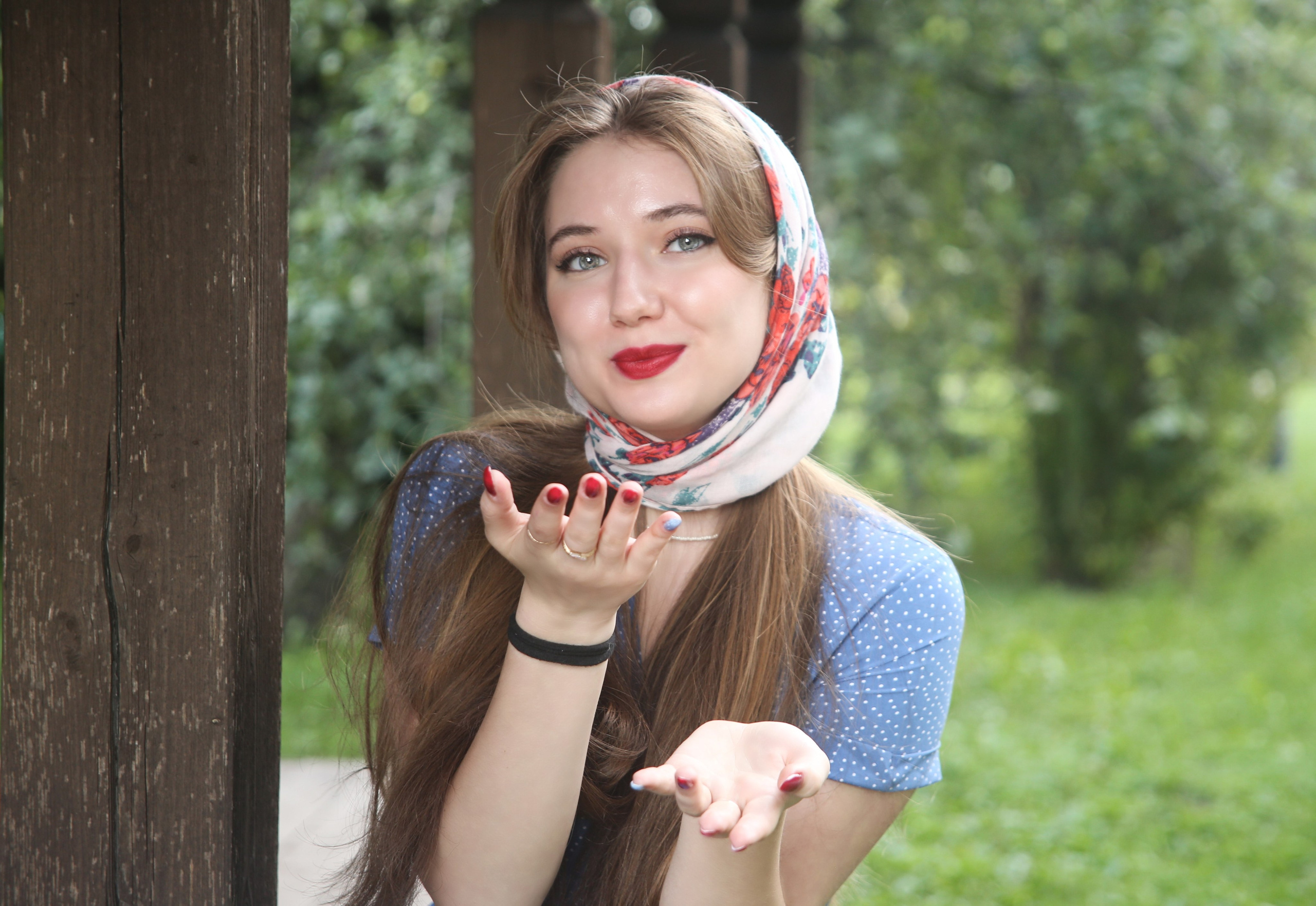 Съемки на улице