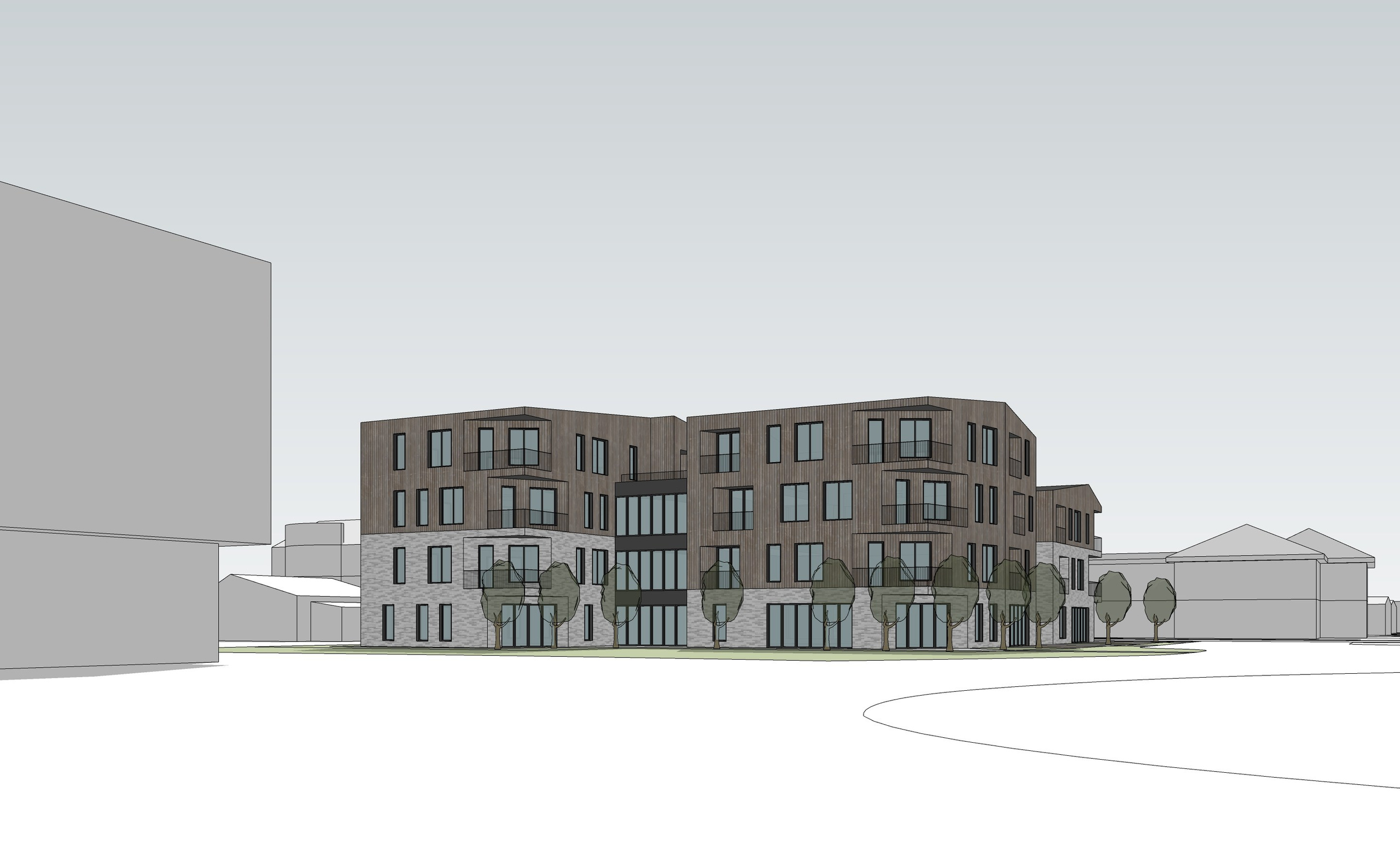 Концепция гостиницы на улице Подлужная Казань. Архитектор-дизайнер в Казани