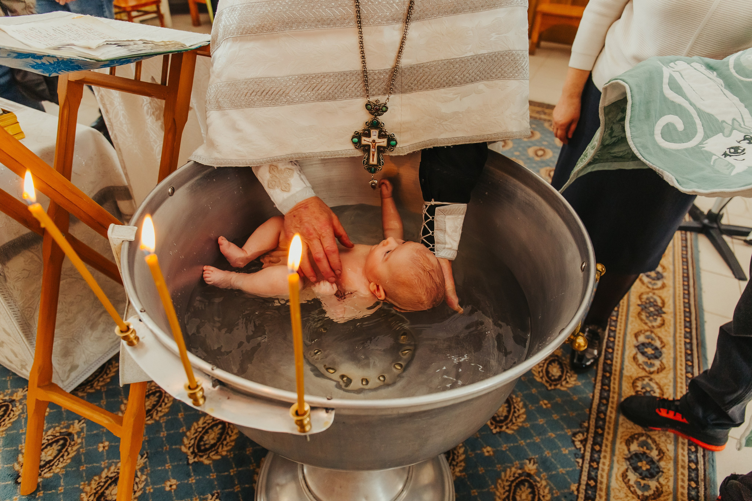 Фотосъемка крещения ребенка. Фотограф новорожденных и детский в Сергиевом Посаде Кругликова Юлия