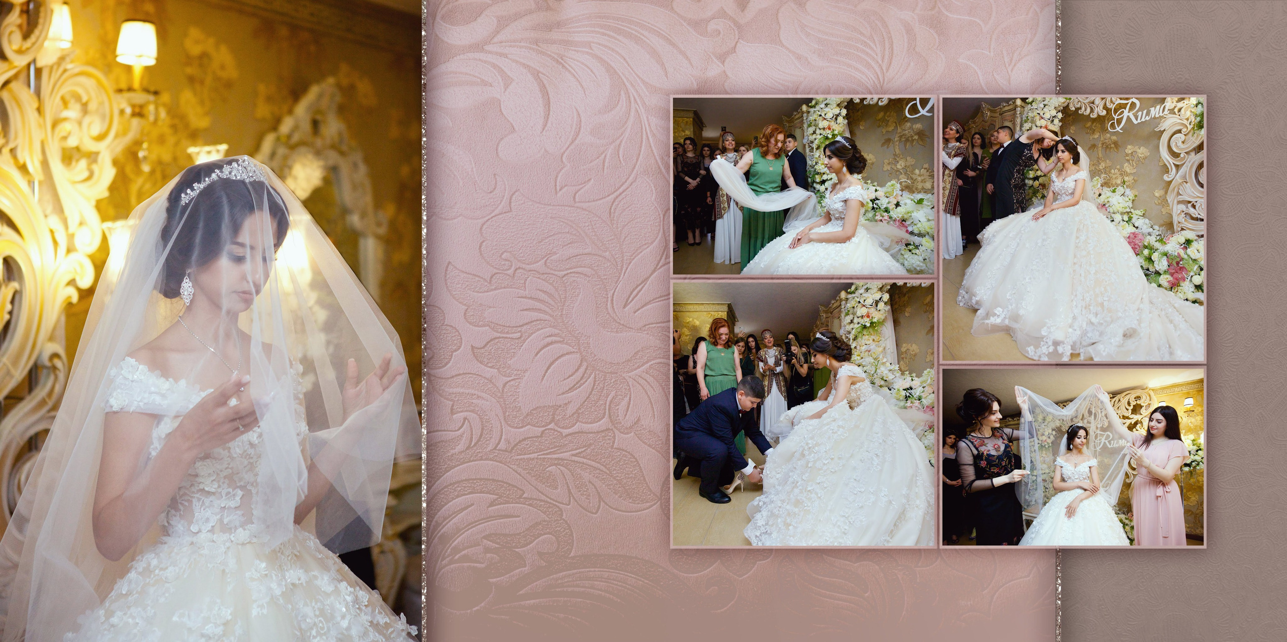 Свадебная фотокнига. Фотограф Кирсанова Наталия. Фотохудожник Наталия Кирсанова