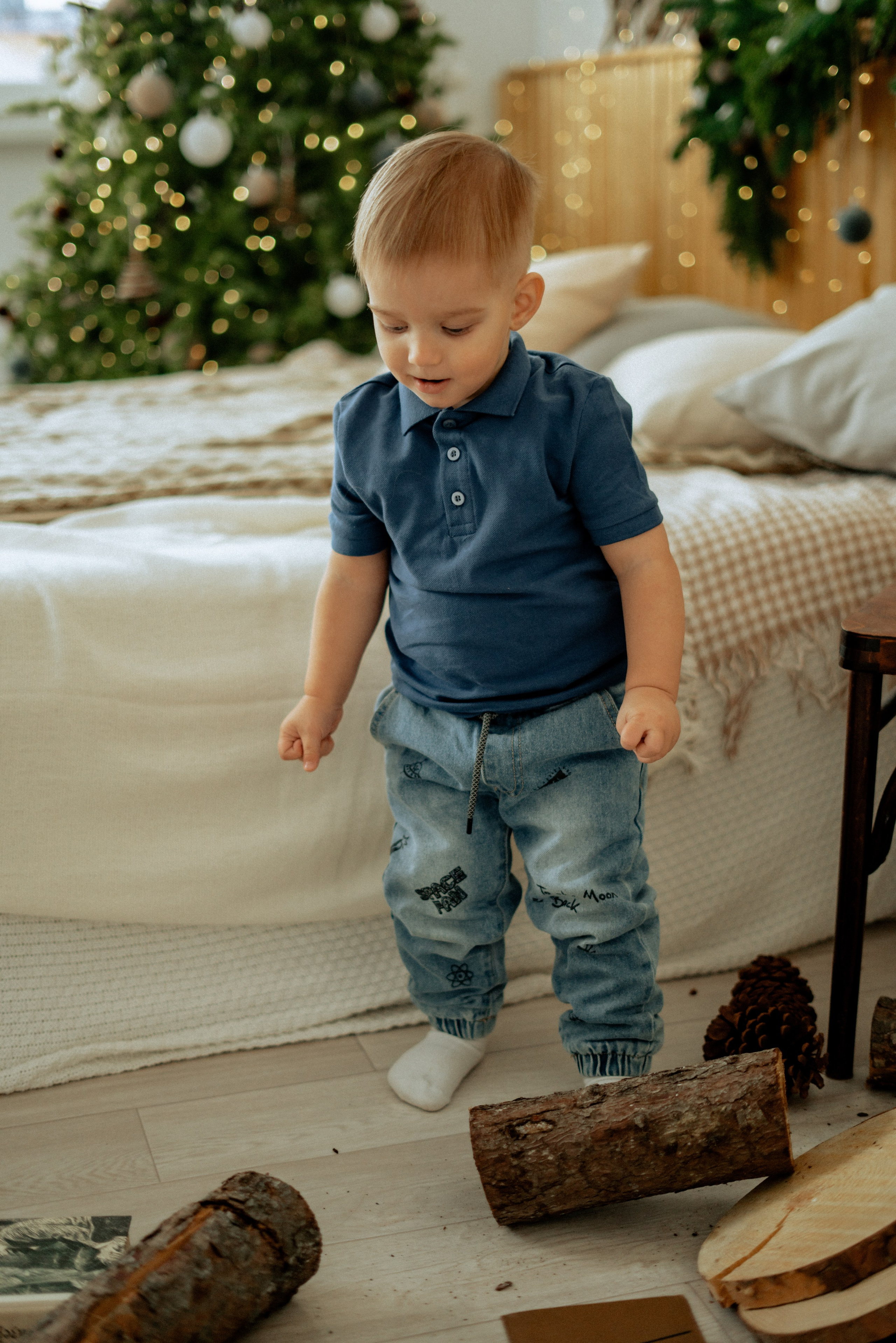 Студийная Новогодняя семейная съемка. Фотограф сахалин