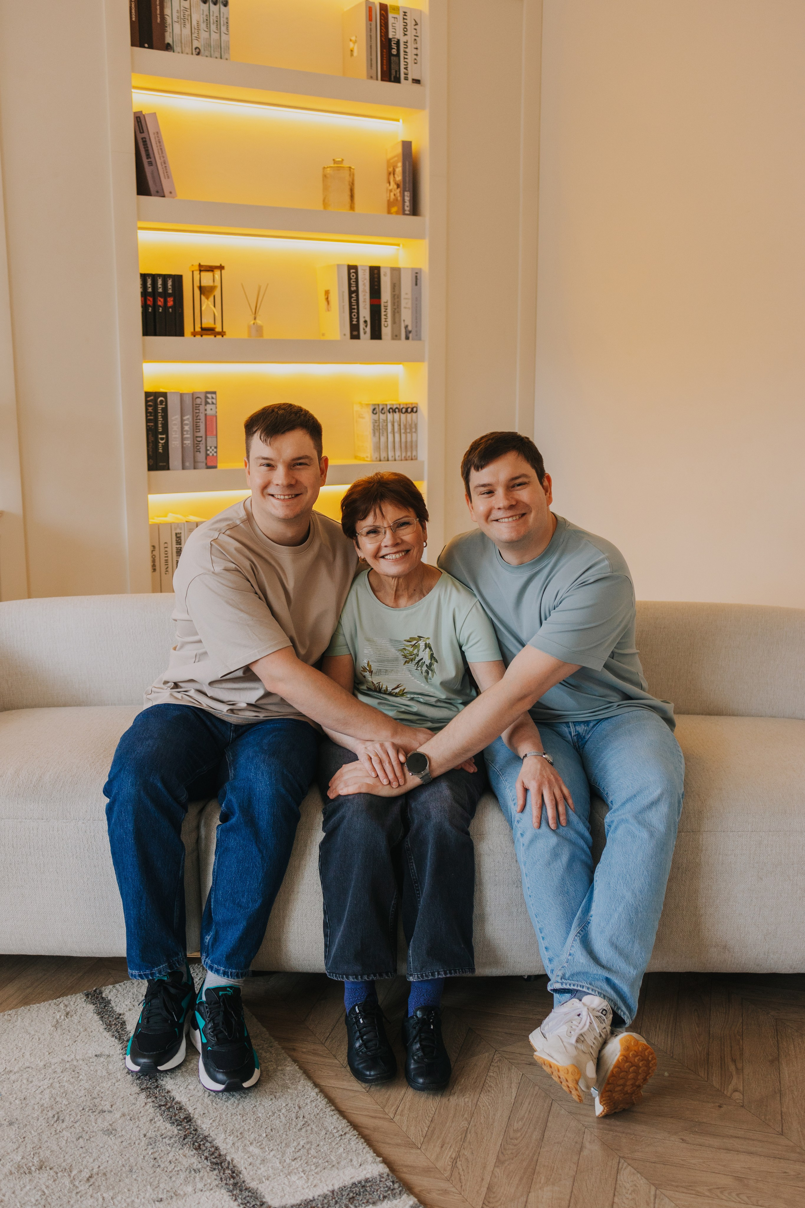 Большая семья. Домашняя фотосессия