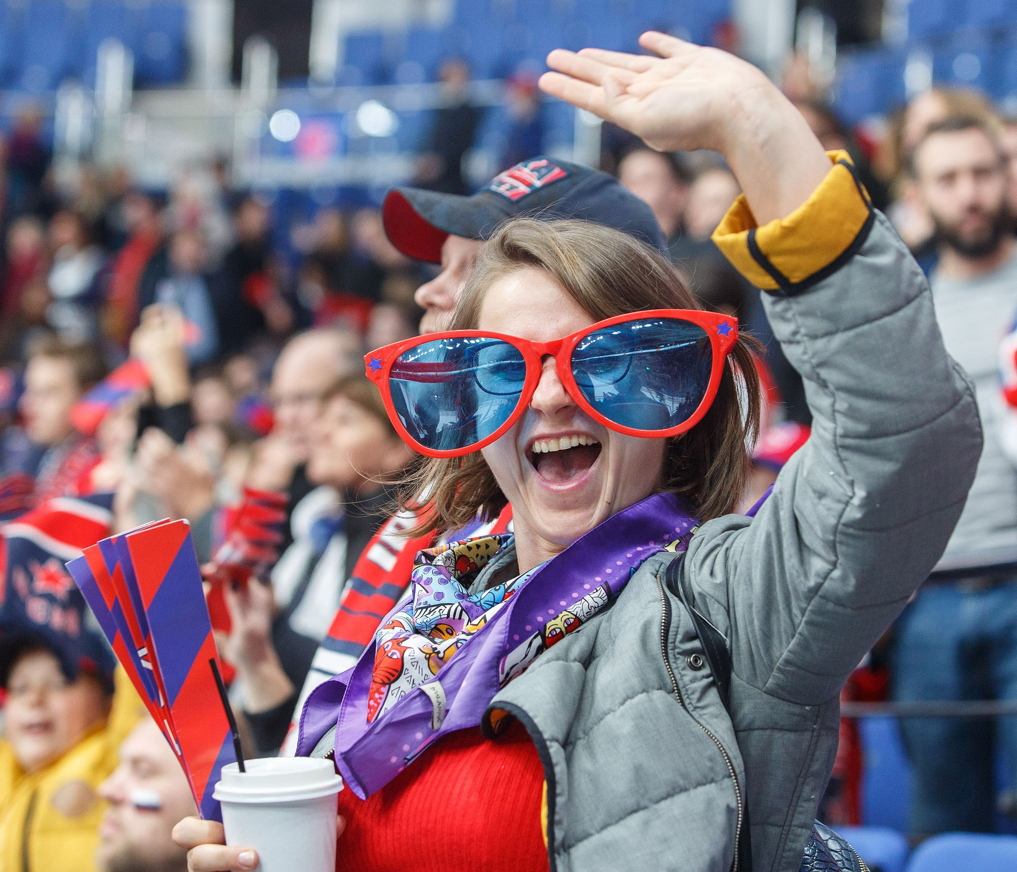 Болельщики на матчах. Репортажный фотограф в Москве