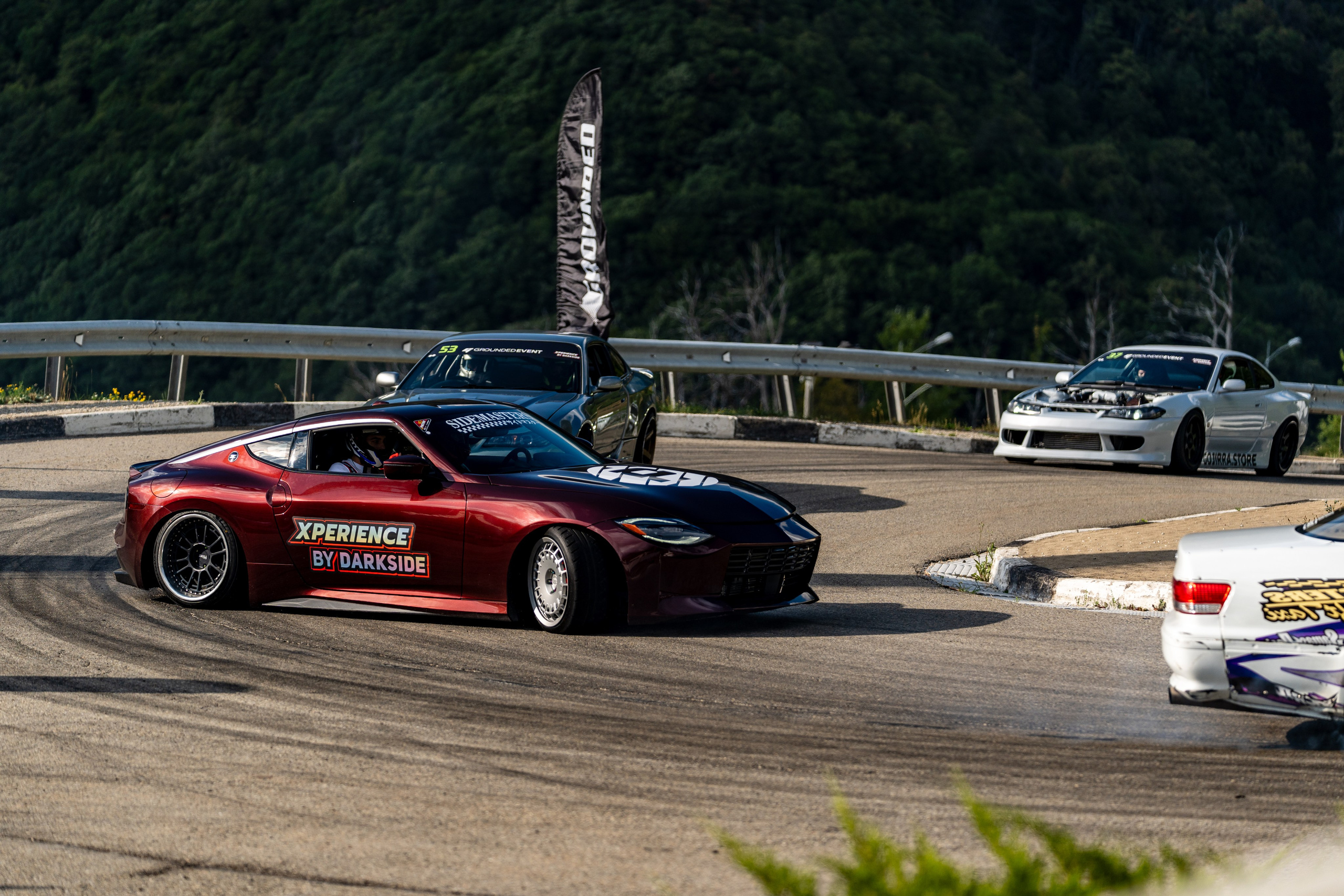 Автомобильные дрифт-гонки в рамках фестиваля Grounded 2024. Репортажный фотограф в Красной Поляне и Сочи Павлюченко Екатерина