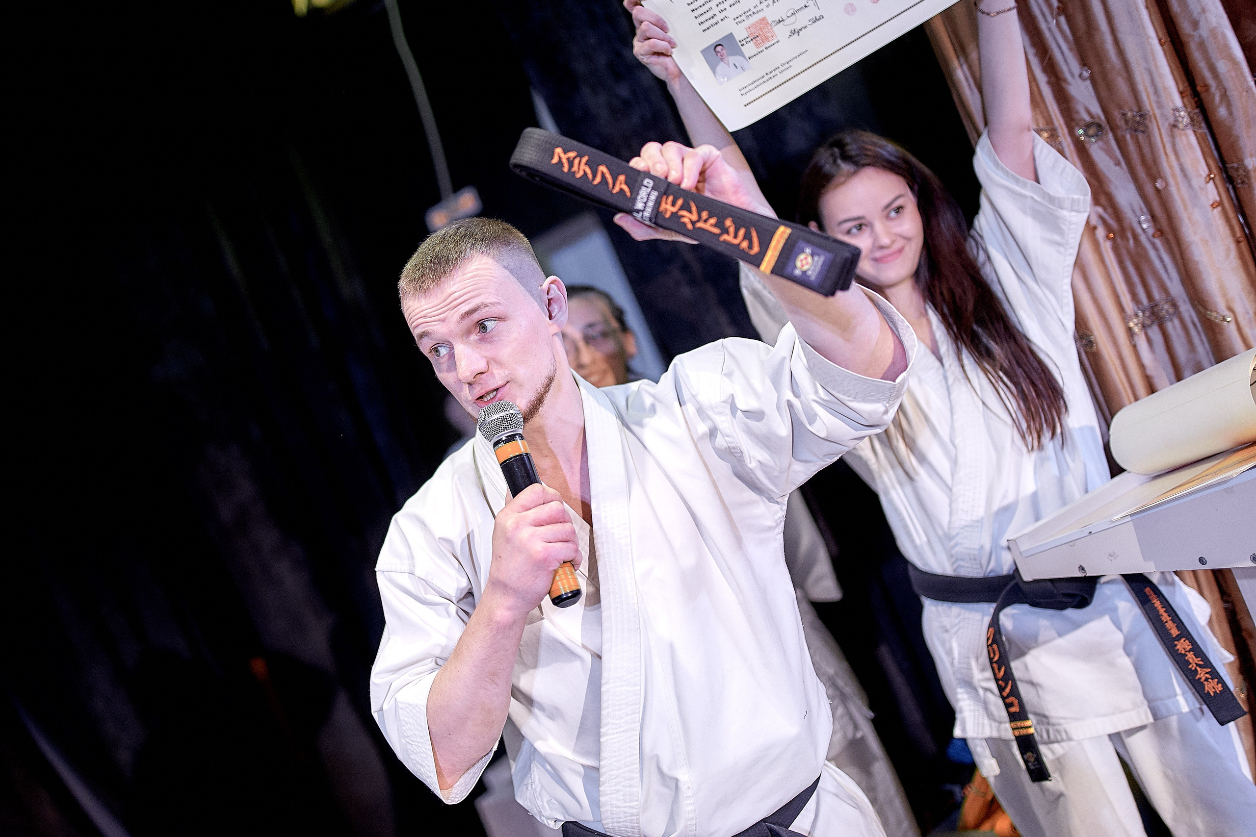 Репортаж награждения по дисциплине киокушин каратэ. Репортажный фотограф Ирина Курманаева