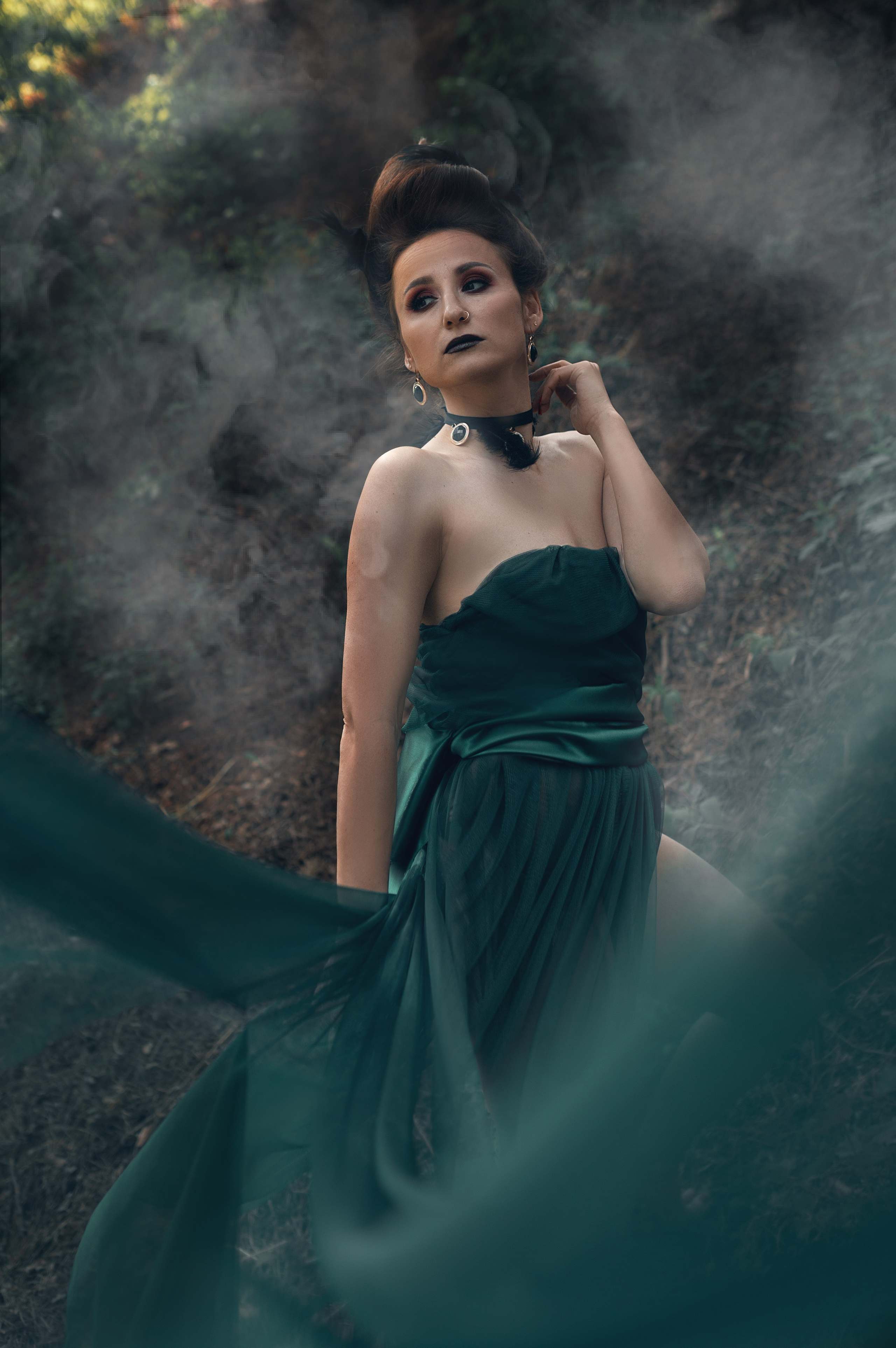 Witch of the green forest. Портретный фотограф Кристина Лукьянова