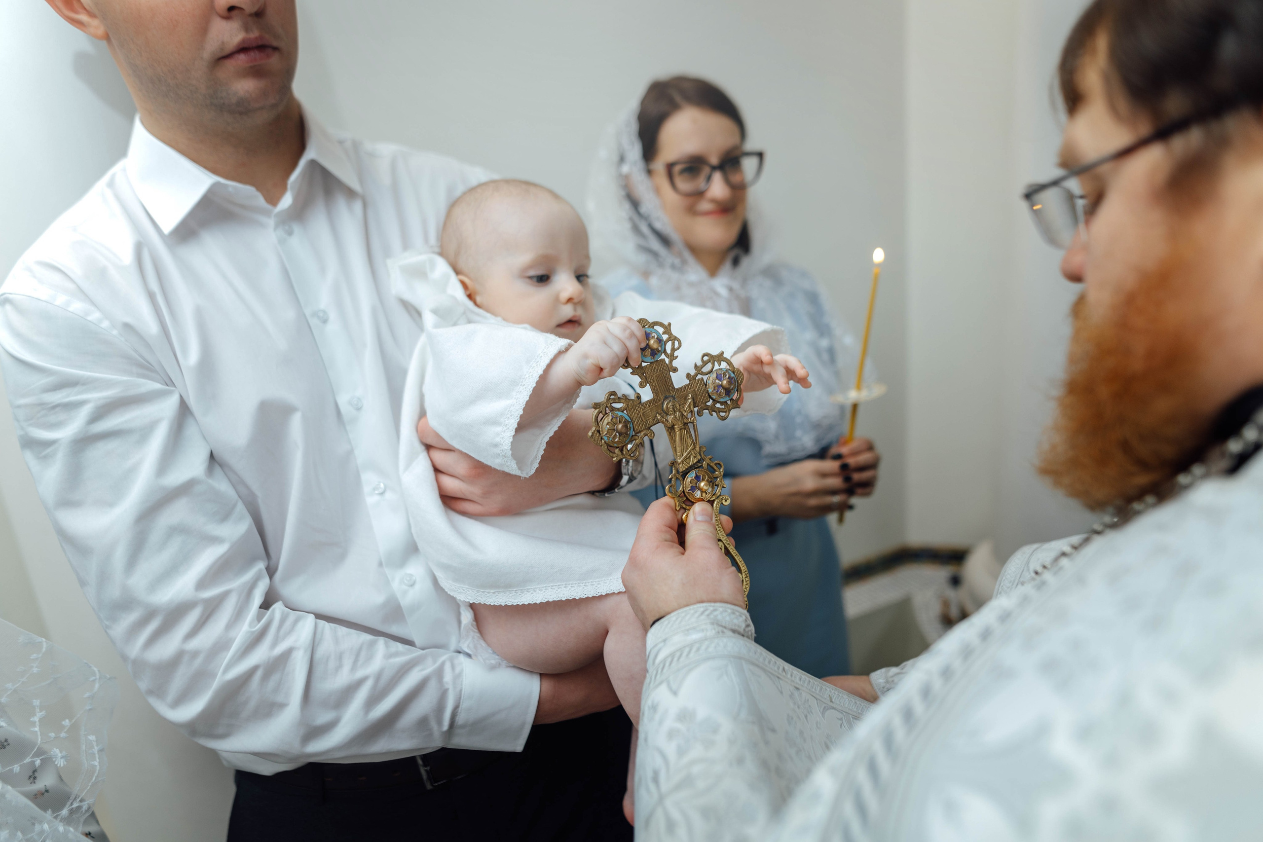 Крещение Матвея, храм Святой Троицы, декабрь 2025