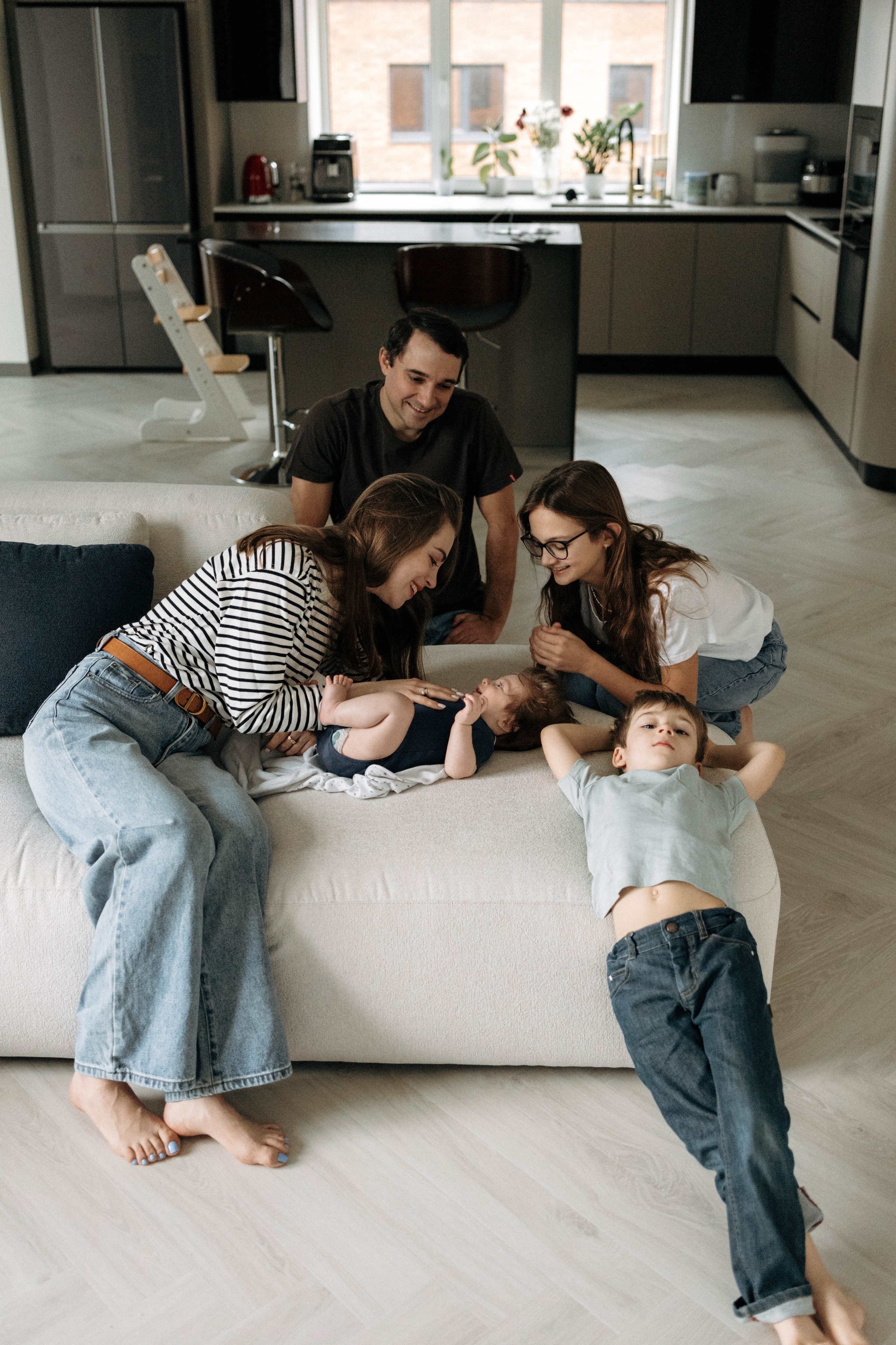 Домашняя фотосессия в загородном доме. Семейный и детский фотограф в Москве Маргарита Сереброва