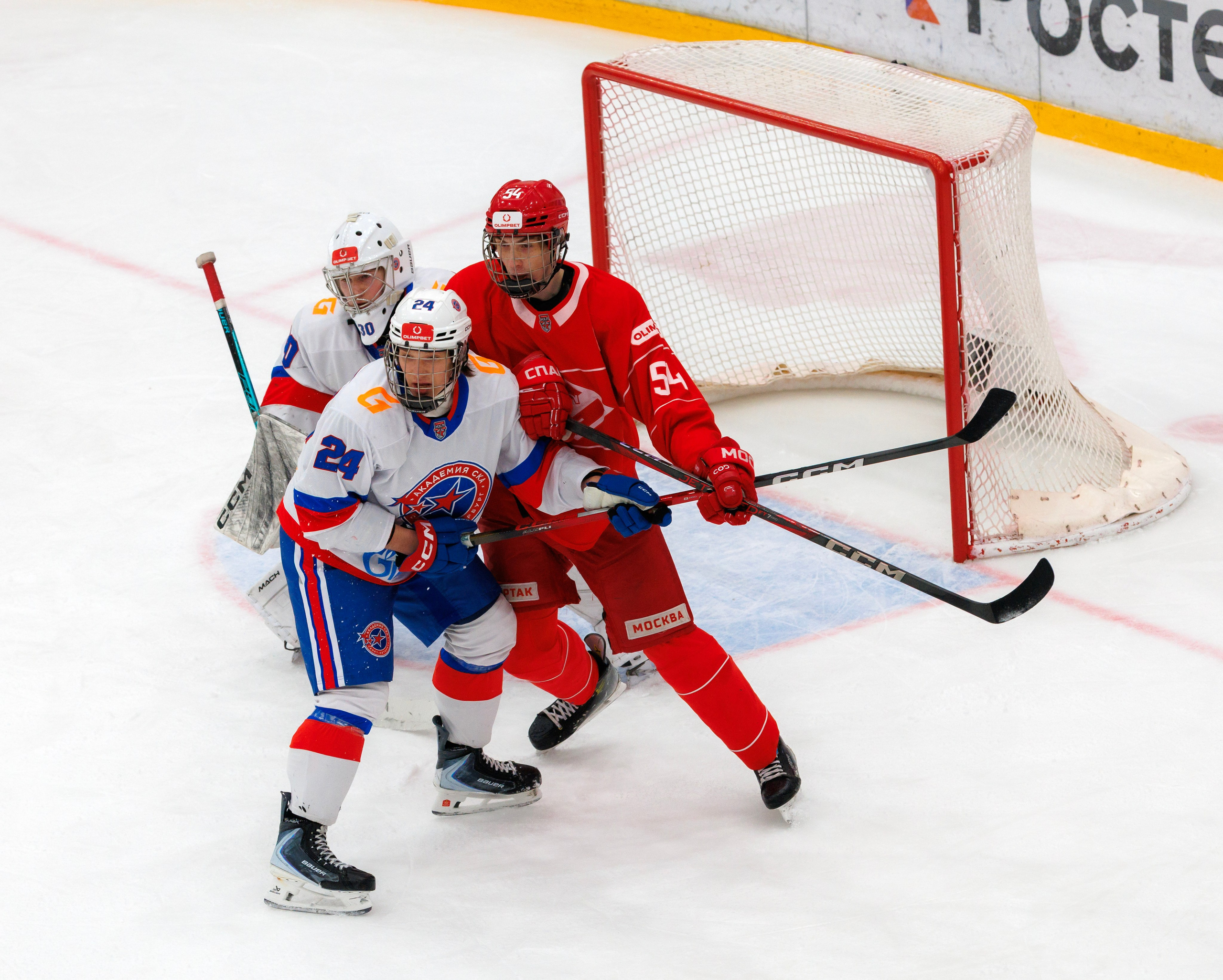 МАТЧ МХЛ. МХК СПАРТАК — АКАДЕМИЯ СКА. Artem Zenin Photography