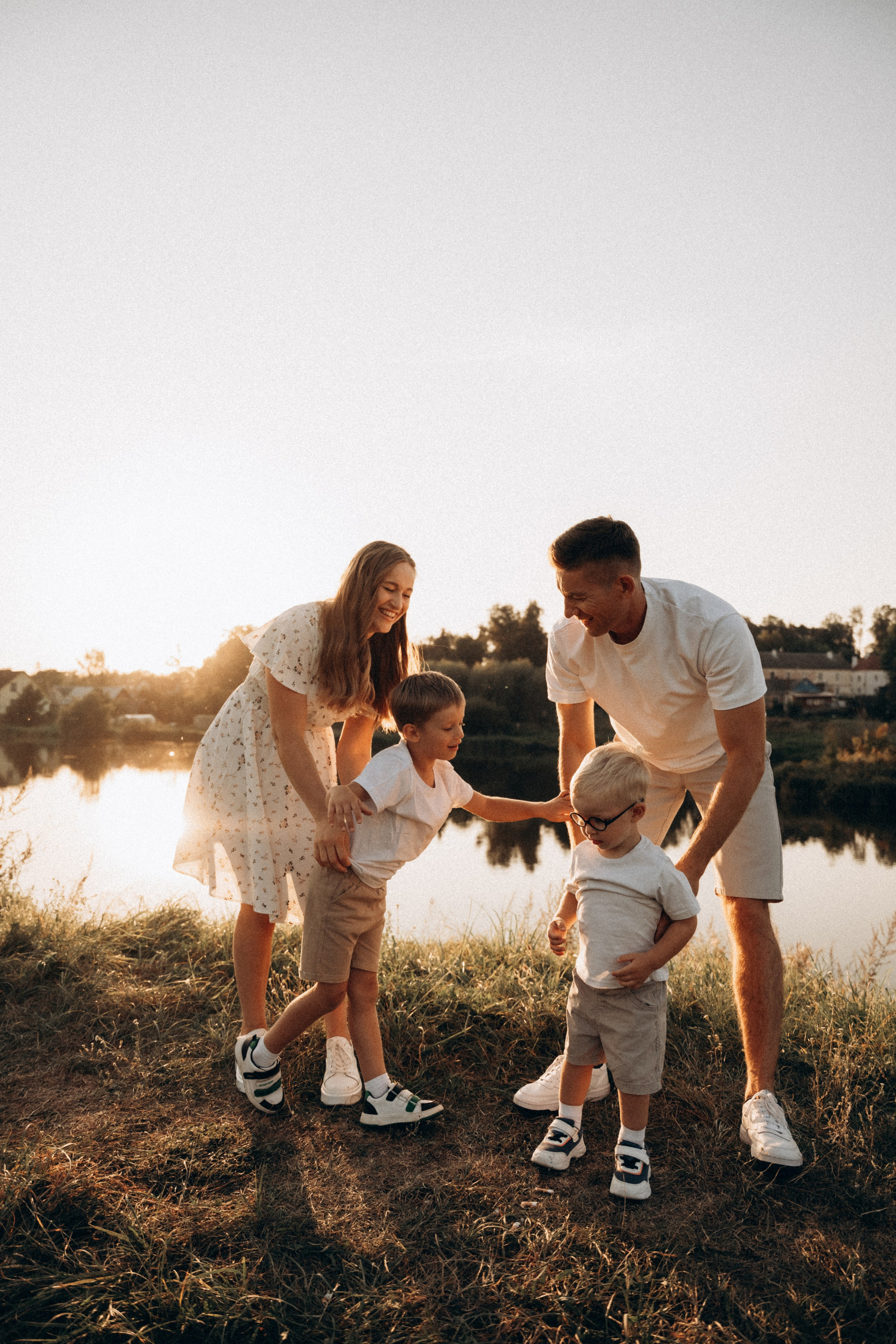 Марина, Саша, Максим и Дениска. Фотограф Мария Миллс | Минск