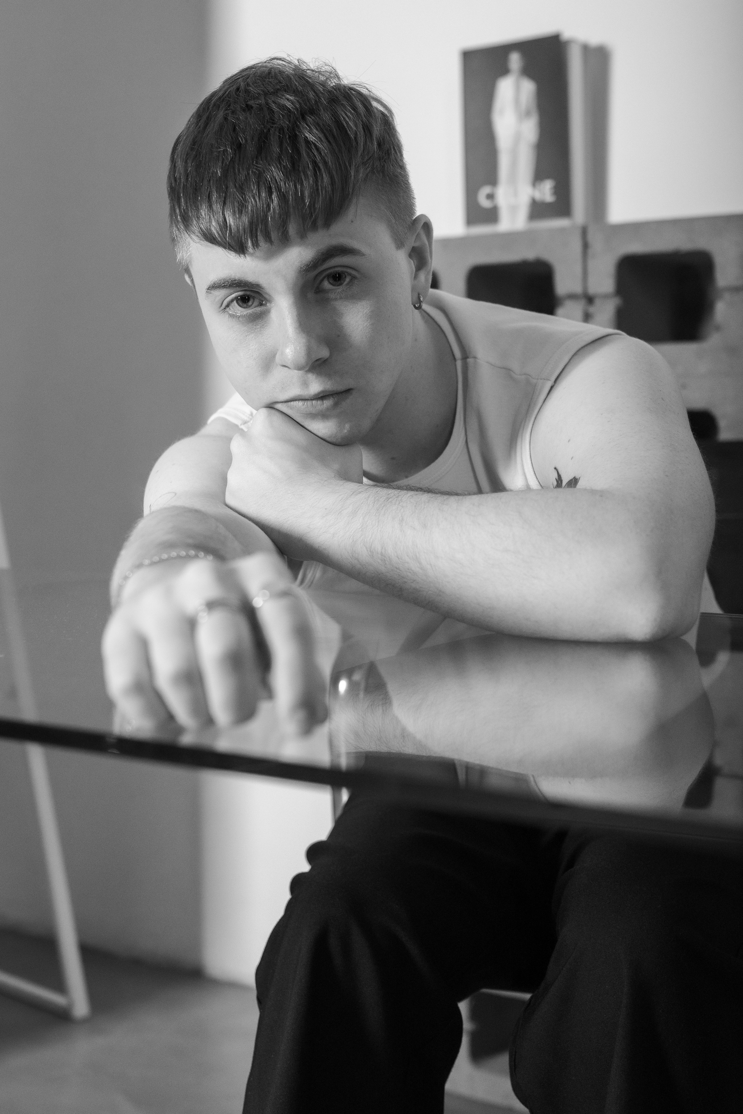 Мужской черно-белый портрет. Фотограф и видеограф в Москве Анна Матюхина