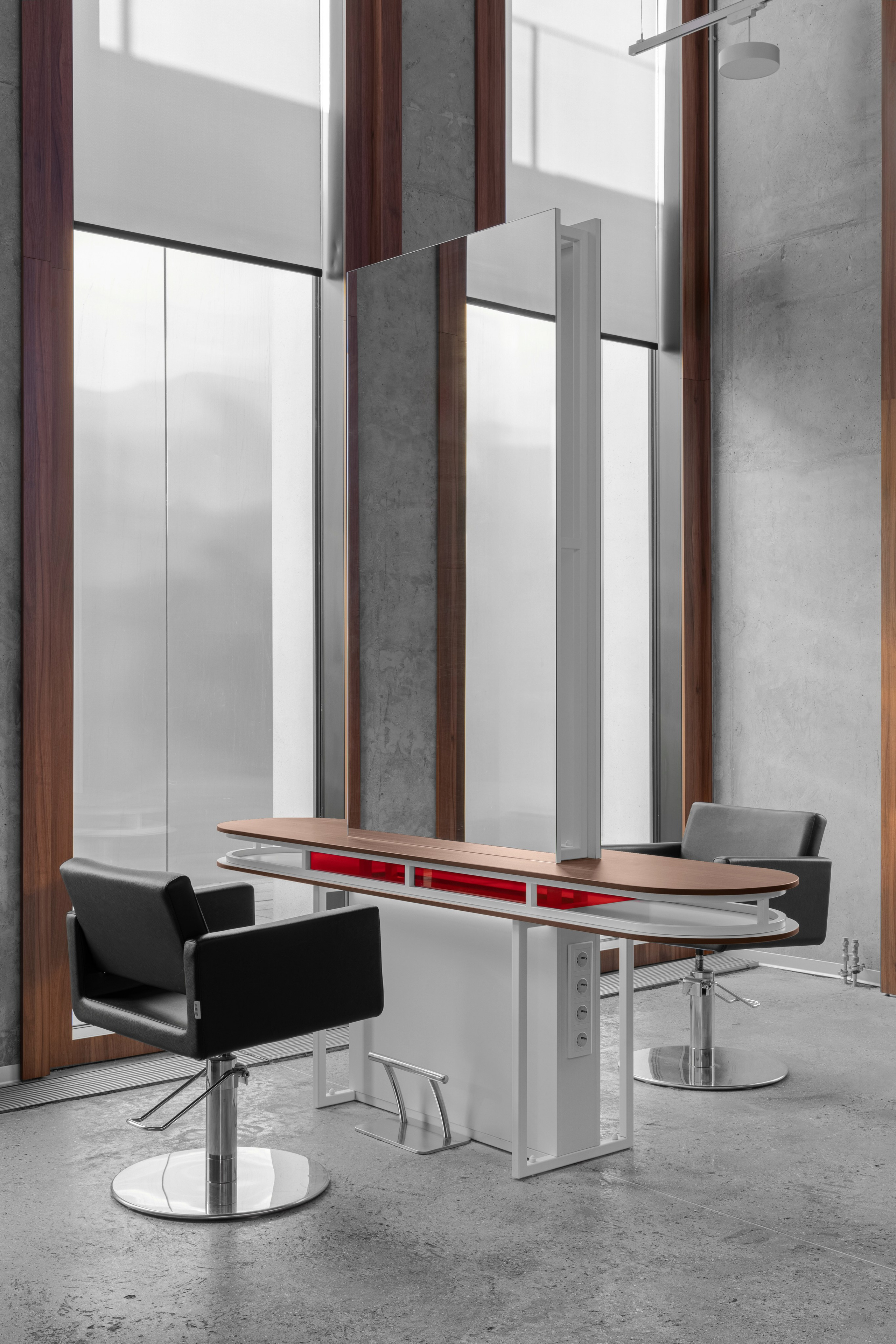 Парикмахерская K4 в Москве. Интерьерный фотограф в Нижнем Новгороде и Москве Владимир Гудков