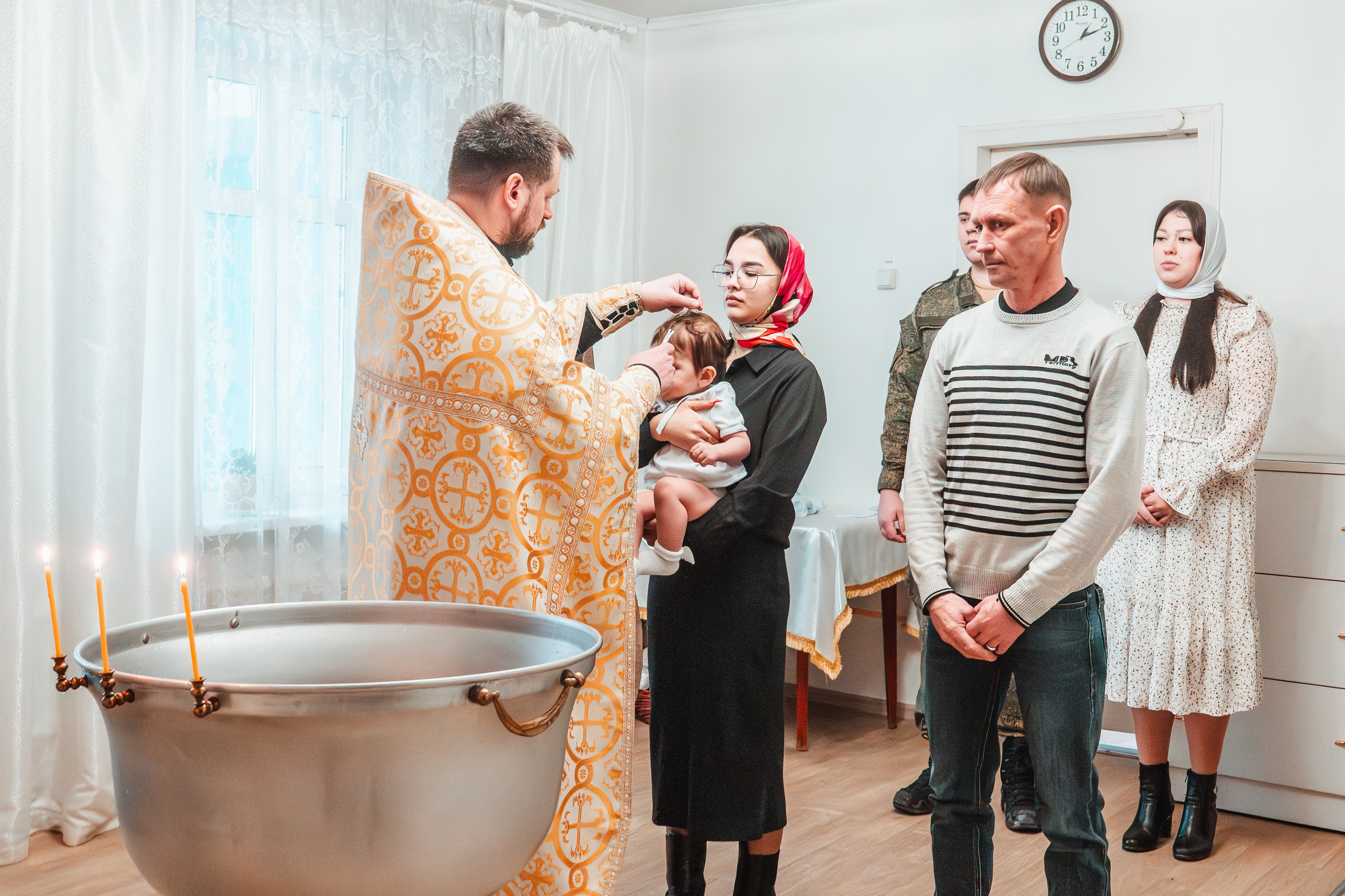 Съёмка таинства крещения. Фотограф в Волгограде и Волжском Анастасия Кальдина