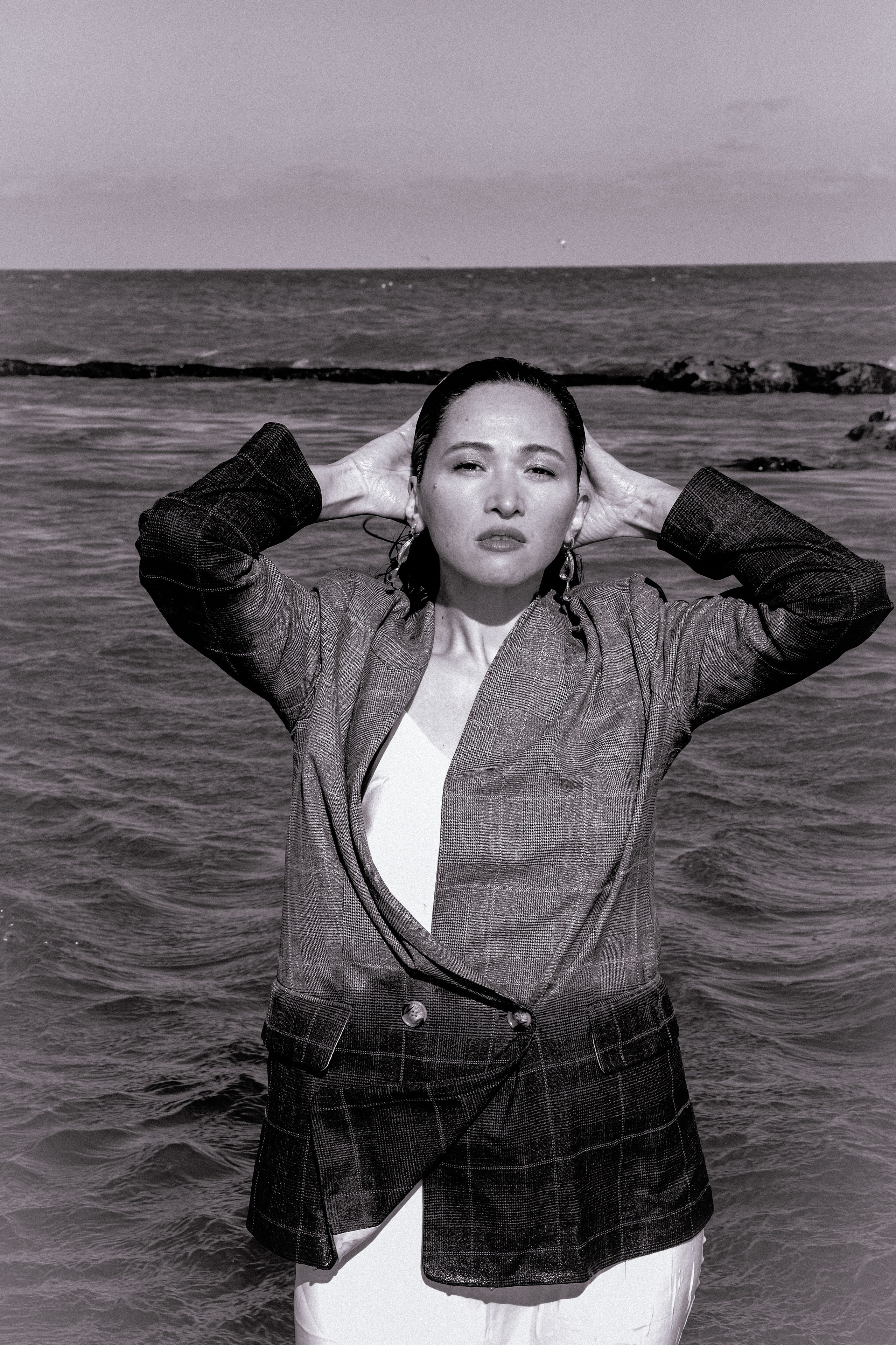 Съемка Джама в море. Контент-фотограф в Махачкале. Марина