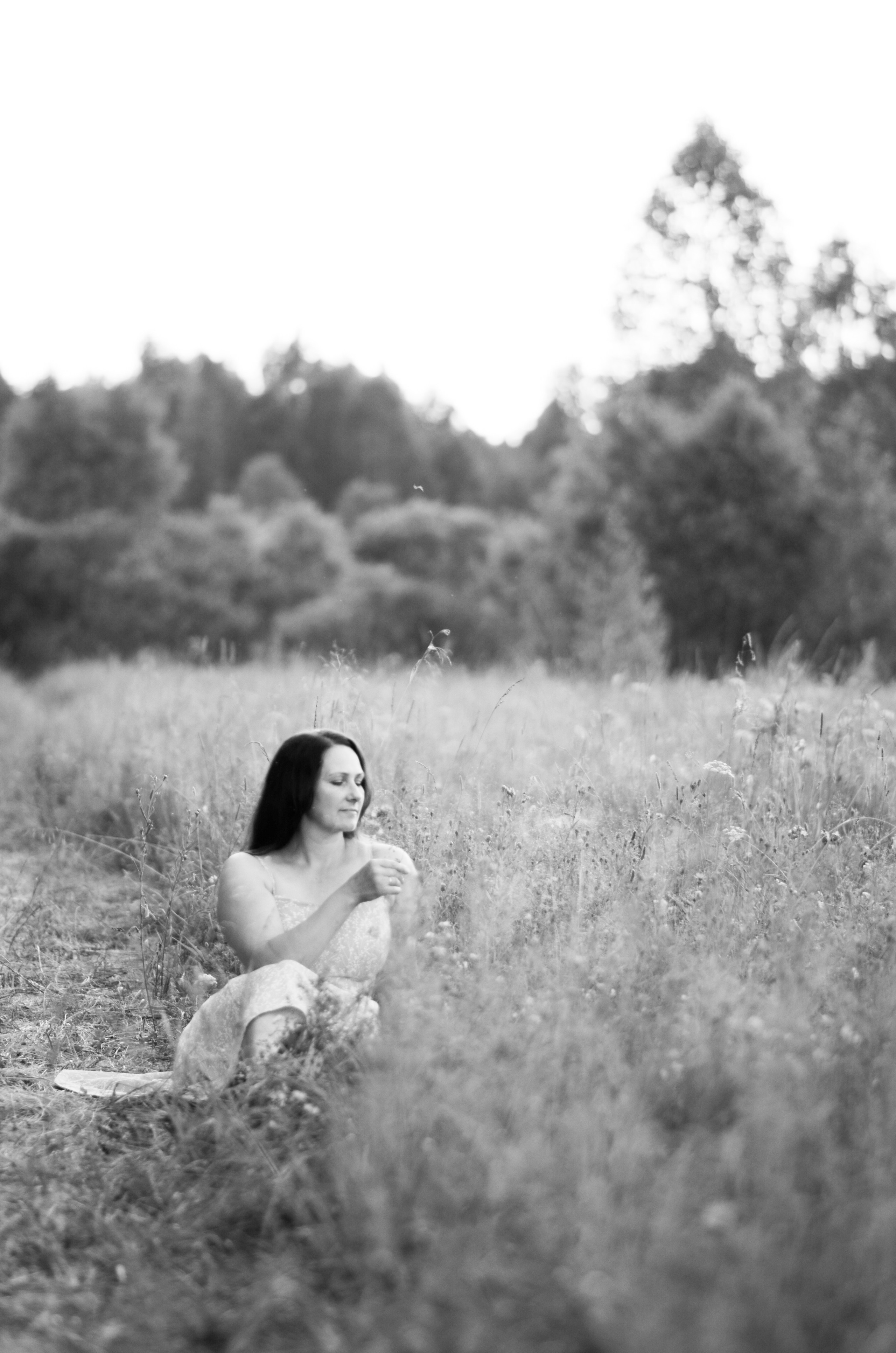 Летняя в поле. Семейный фотограф г. Москва