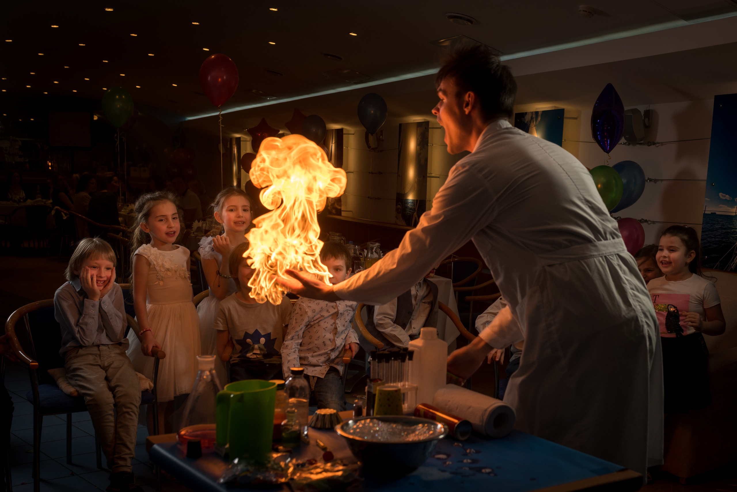 Детский праздник. Фотограф Андрей Зикеев, фотостудия AzArt Studio в Москве