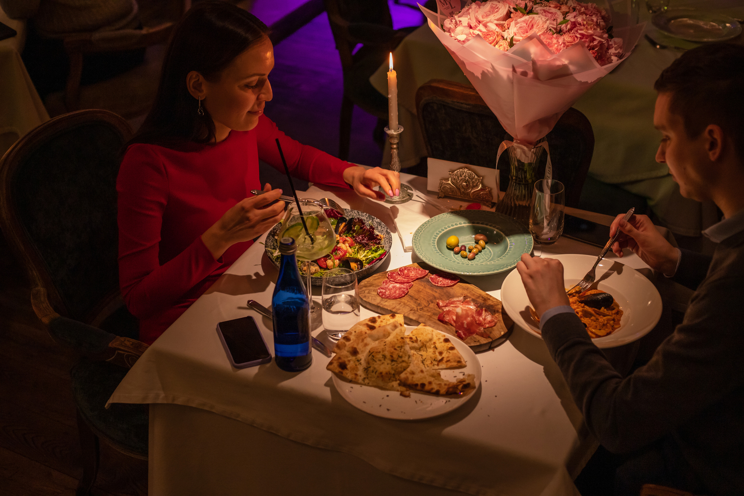 Ресторан Tutto Bene. 14 февраля. Фотограф в Москве и Московской области