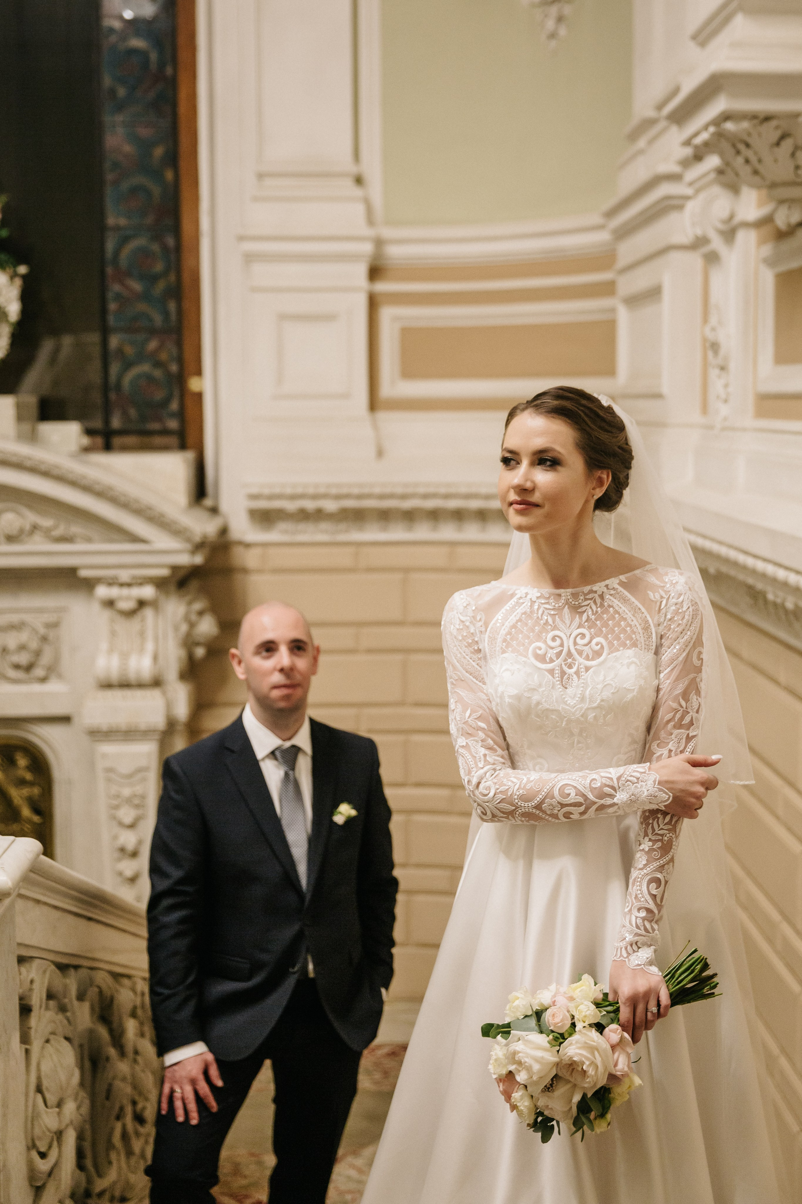 ОКТЯБРЬ | Дворец № 1 Талион, Особняк военного министра. Свадебный фотограф в Санкт-Петербурге Полина Корзухина