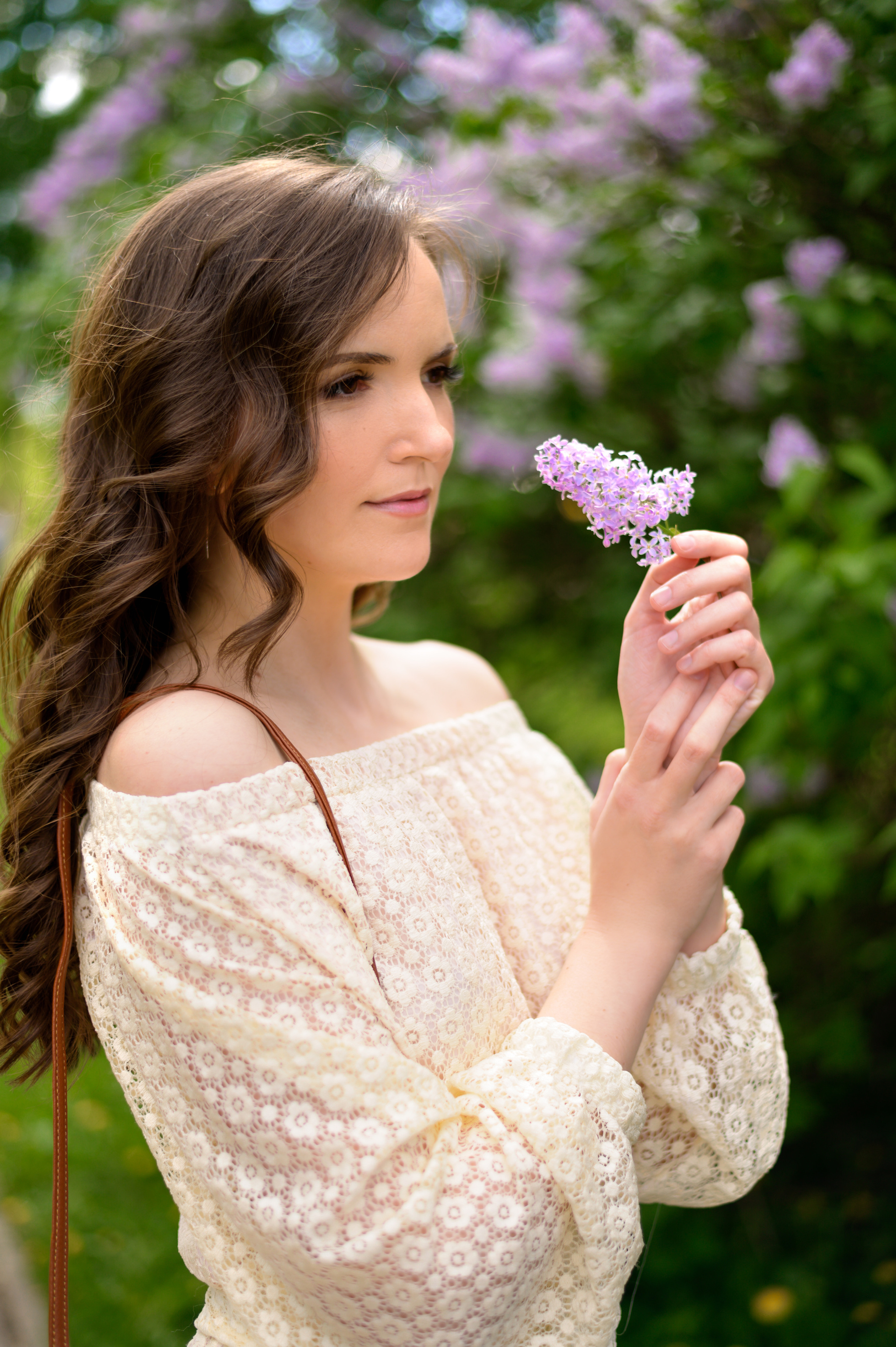 Фотосессия цветения. Людмила. Свадебный видеограф в Москве Никонова Анна