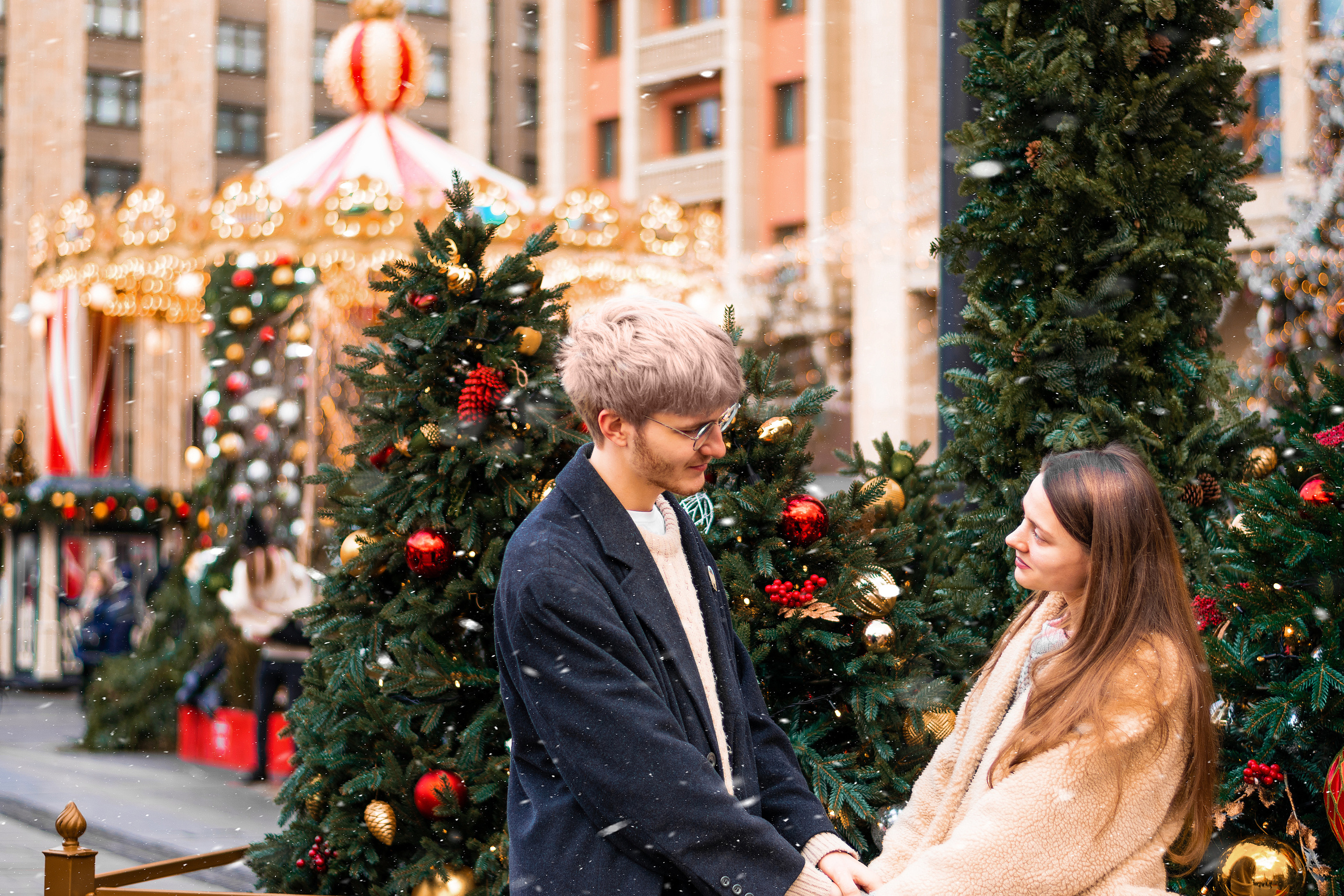 Новогодняя love story. Свадебный видеограф в Москве Никонова Анна