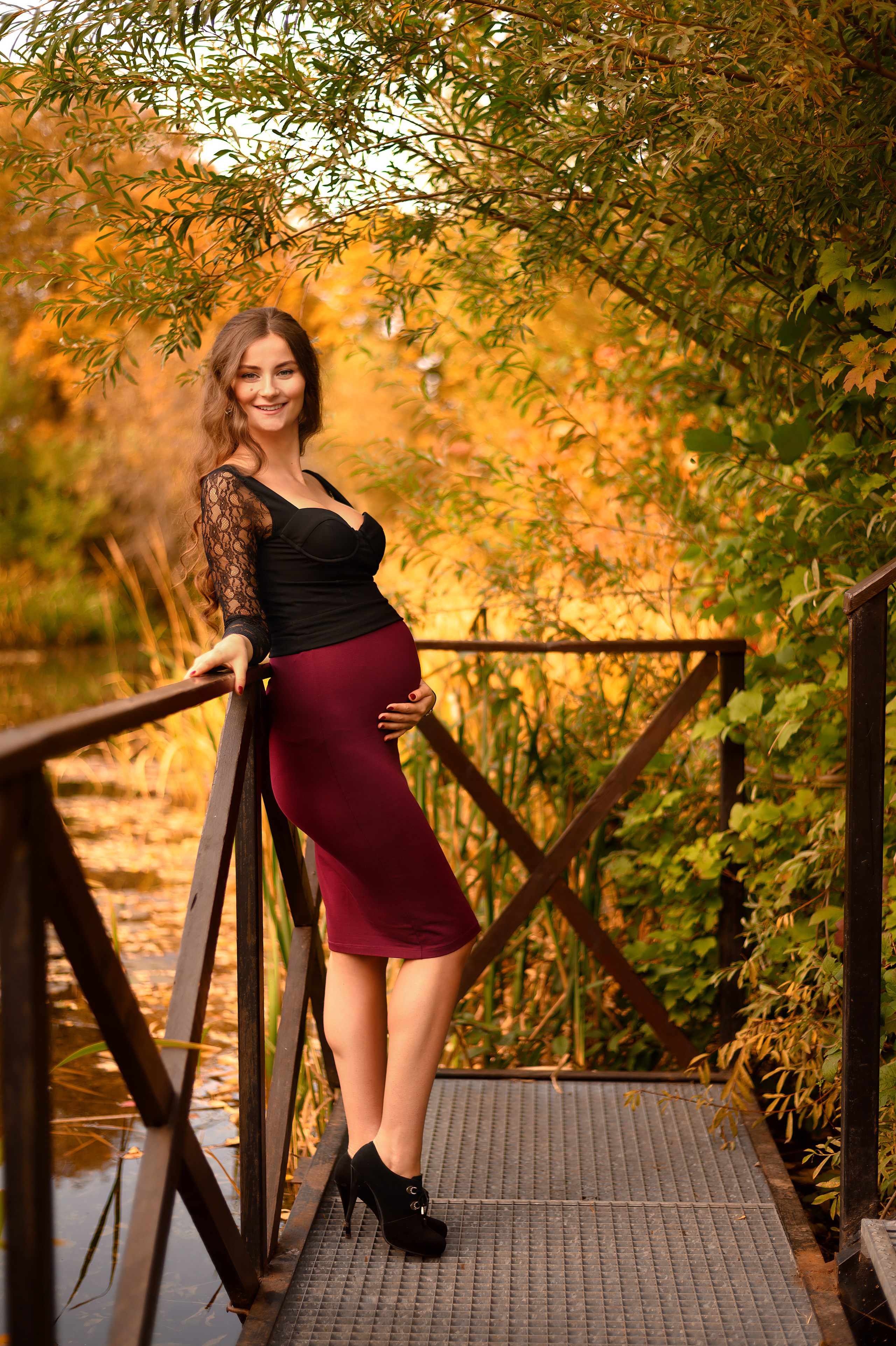 Съемка беременности. Свадебный видеограф в Москве Никонова Анна