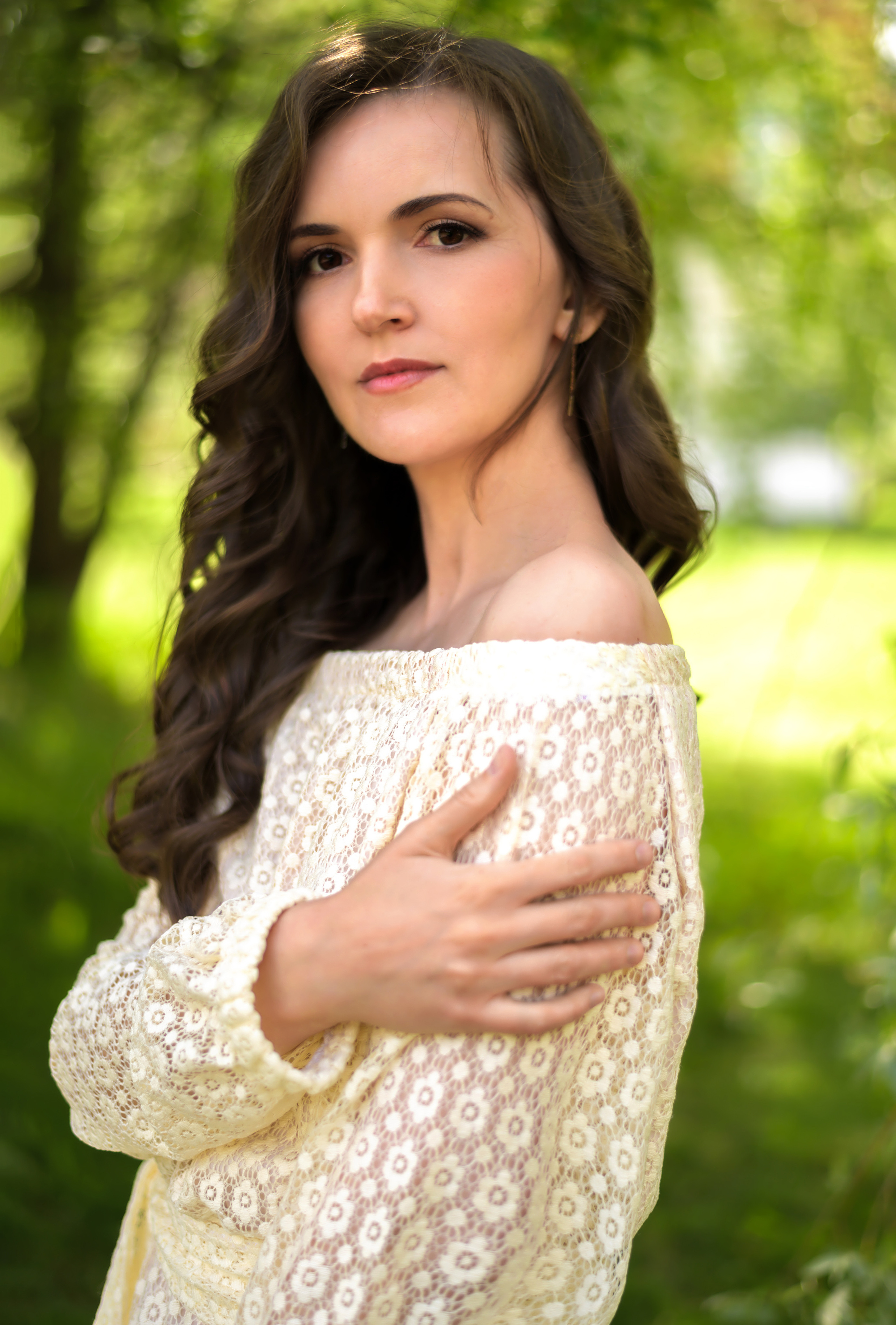 Фотосессия цветения. Людмила. Свадебный видеограф в Москве Никонова Анна