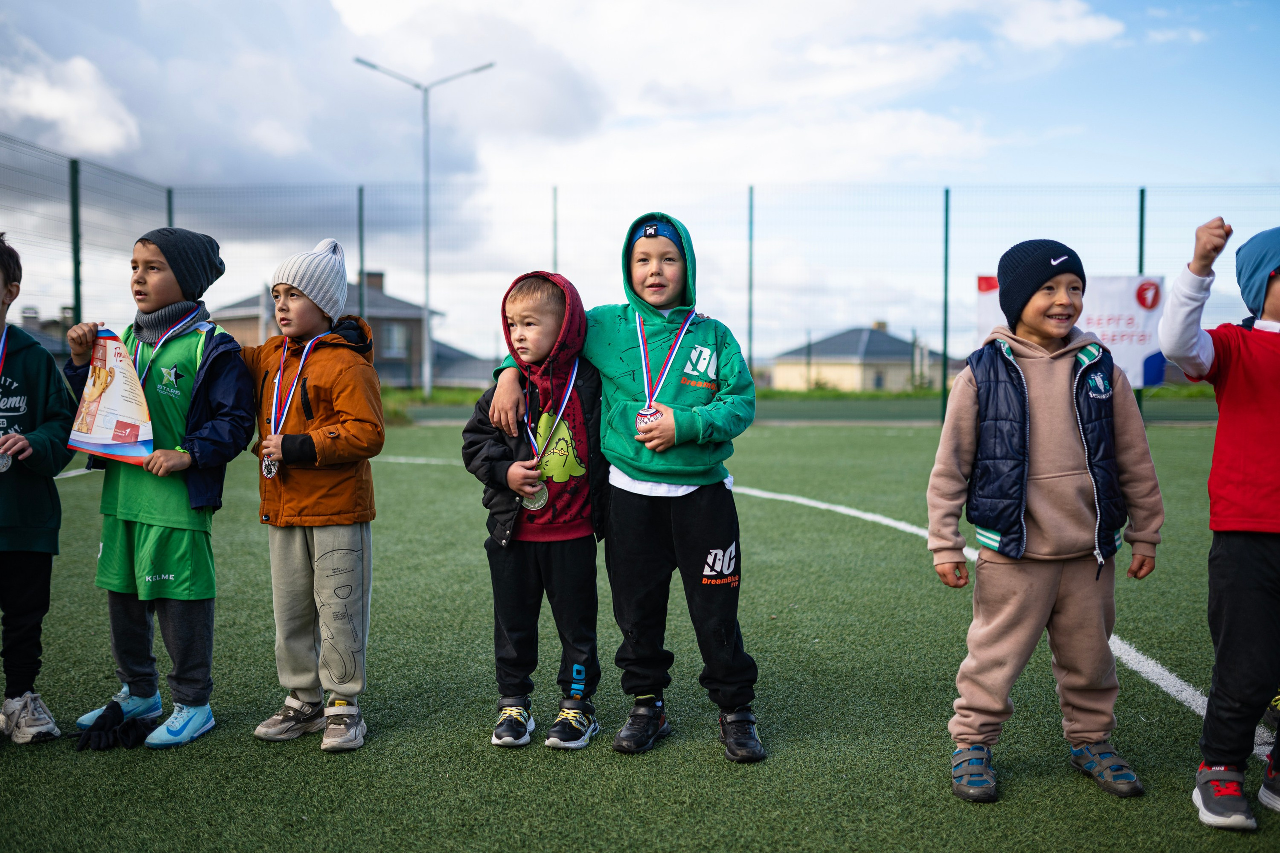 Детский футбол. Республика Татарстан, Высокогорский район, с. Высокая Гора. Свадебный фотограф в Казани, и Зеленодольске Радик Мухаметов