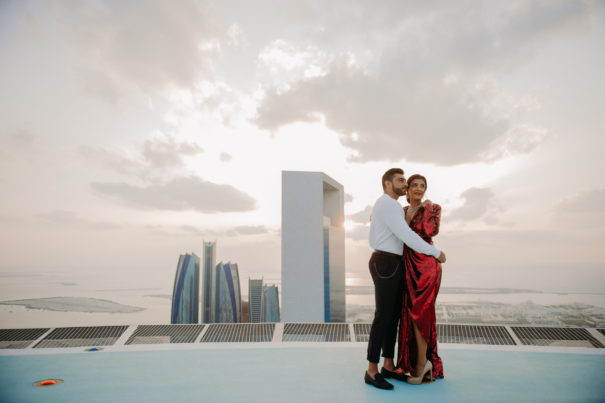 Love Story на высоте (Абу Даби). Фотограф в Москве и Санкт-Петербурге Дарина