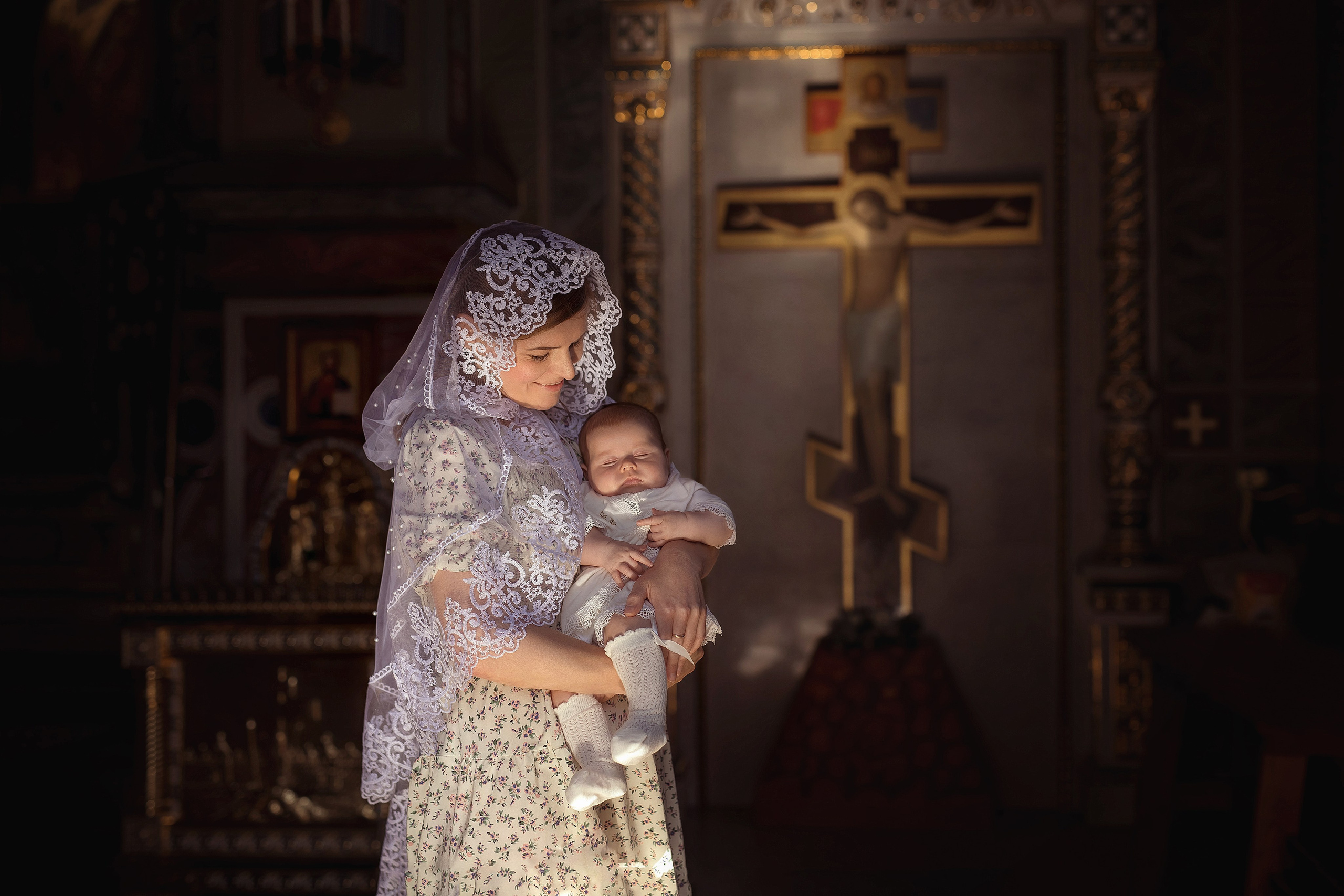 Крещение Евы Всецарица. Фотограф на крещение и венчание