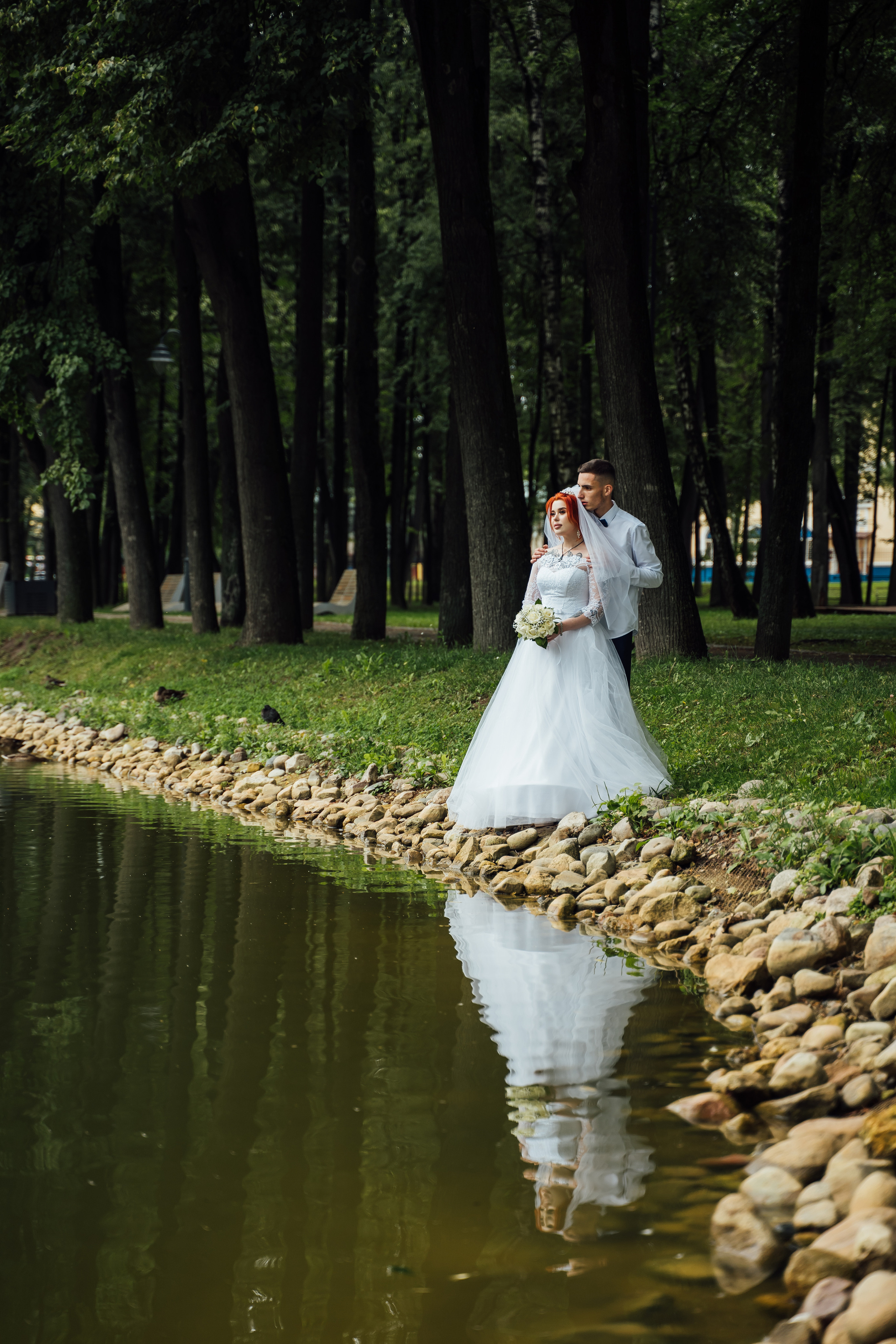 Свадебная прогулка Данилы и Ирины. Свадебный фотограф в Коломне, Воскресенске, Егорьевске Владимир Петров