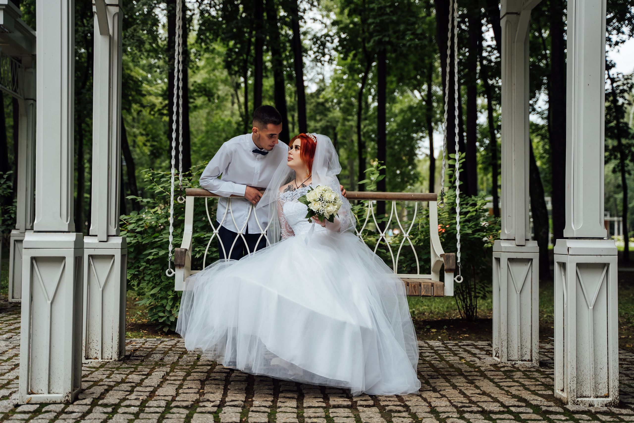 Свадебная прогулка Данилы и Ирины. Свадебный фотограф в Коломне, Воскресенске, Егорьевске Владимир Петров