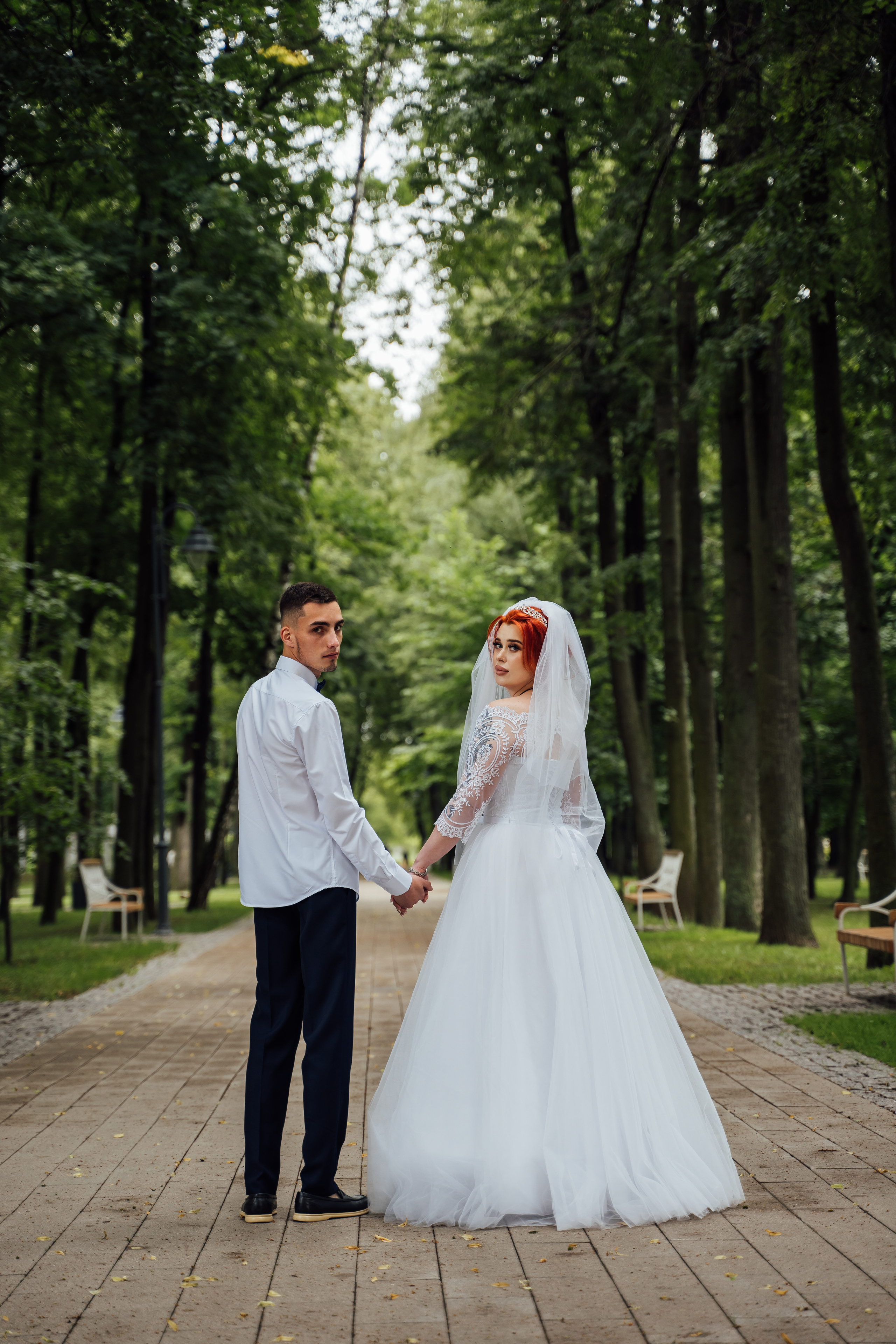 Свадебная прогулка Данилы и Ирины. Свадебный фотограф в Коломне, Воскресенске, Егорьевске Владимир Петров