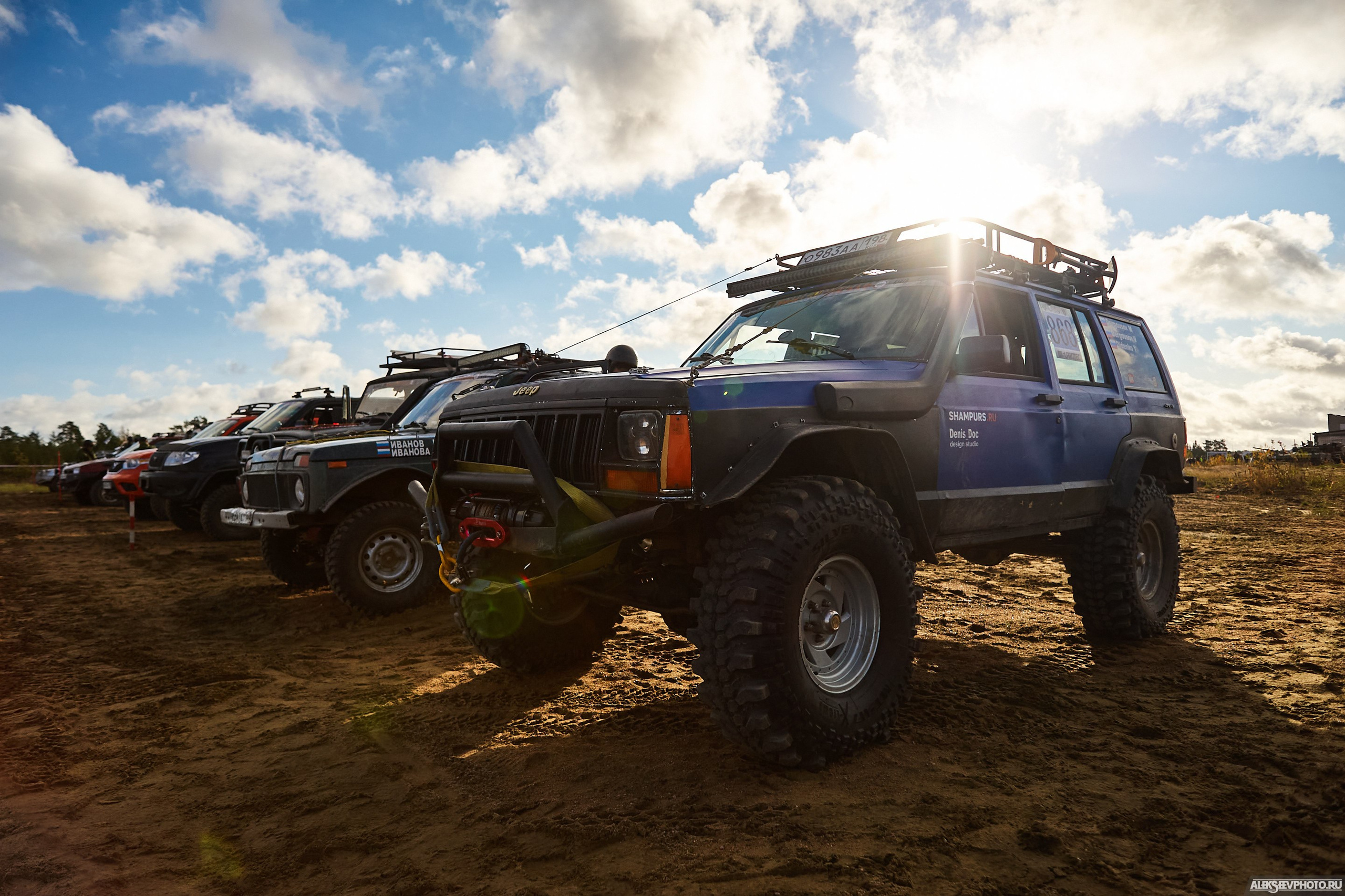 2020.10.10 — Финал Кубка ДОСААФ — Базлаг, торжественный старт. Фотограф Алексей Алексеев