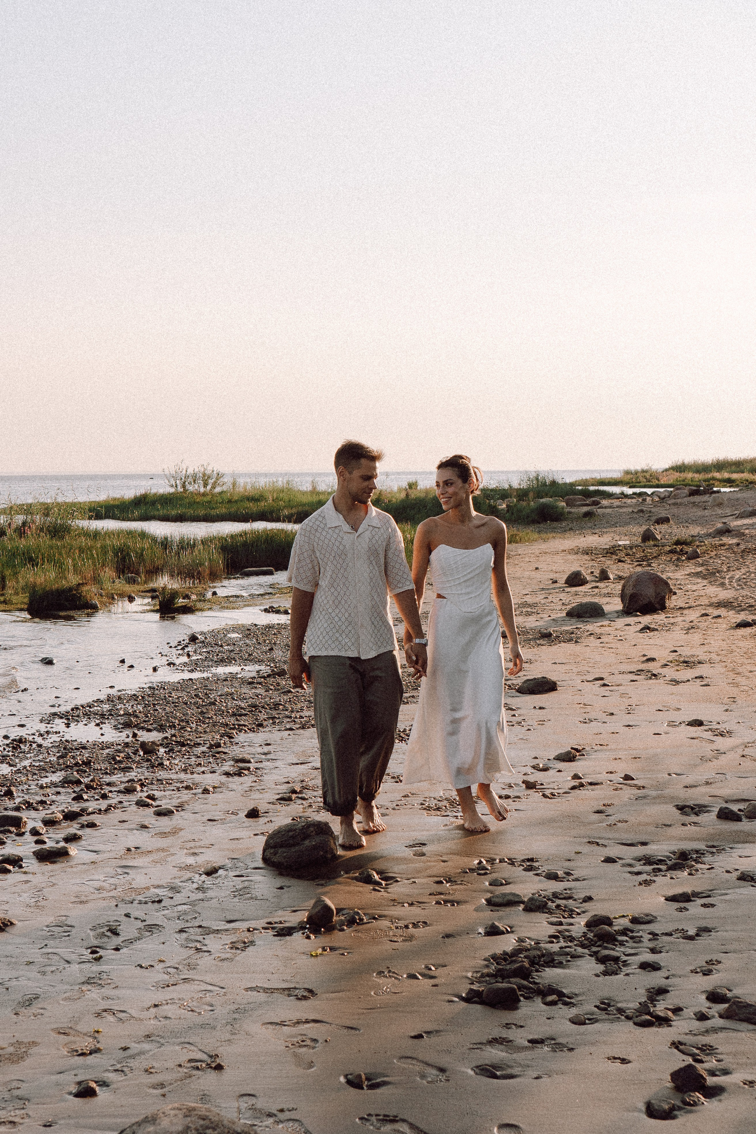 СВАДЕБНАЯ ФОТОСЕССИЯ ВЫЕЗДНОЙ ЦЕРЕМОНИИ (ФИНСКИЙ ЗАЛИВ). Профессиональный фотограф, Санкт-Петербург — Виктория Богомолова