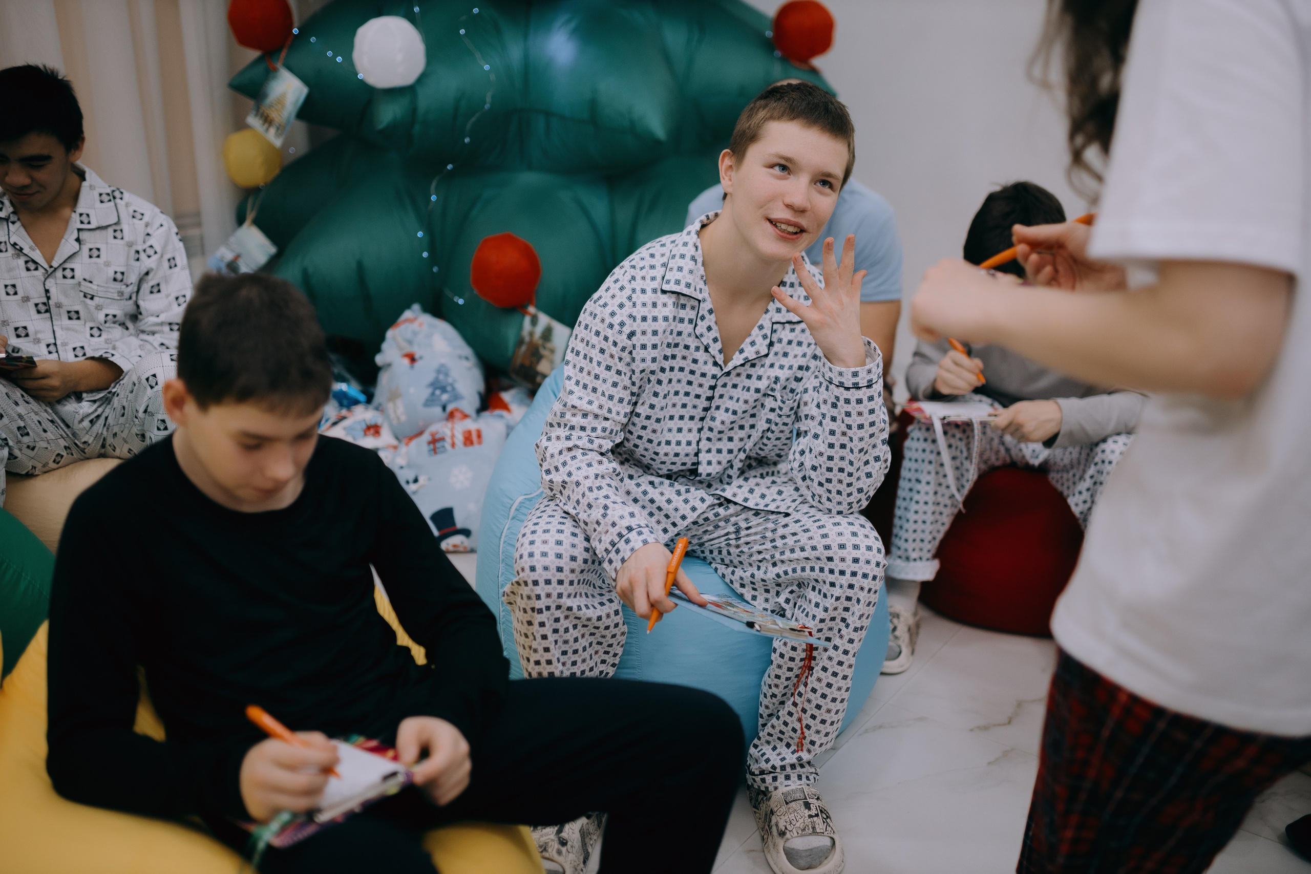 Пижамная вечеринка в школе-интернате № 5 // 27.12.2024. Денис Прохоров Фотограф в г. Магнитогорск