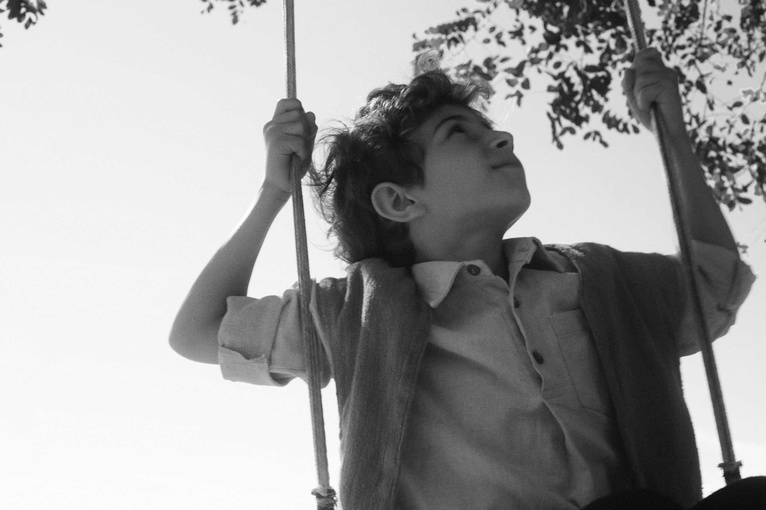 Кинематографическая съемка. Старик и дети. Ekaterina Beridze